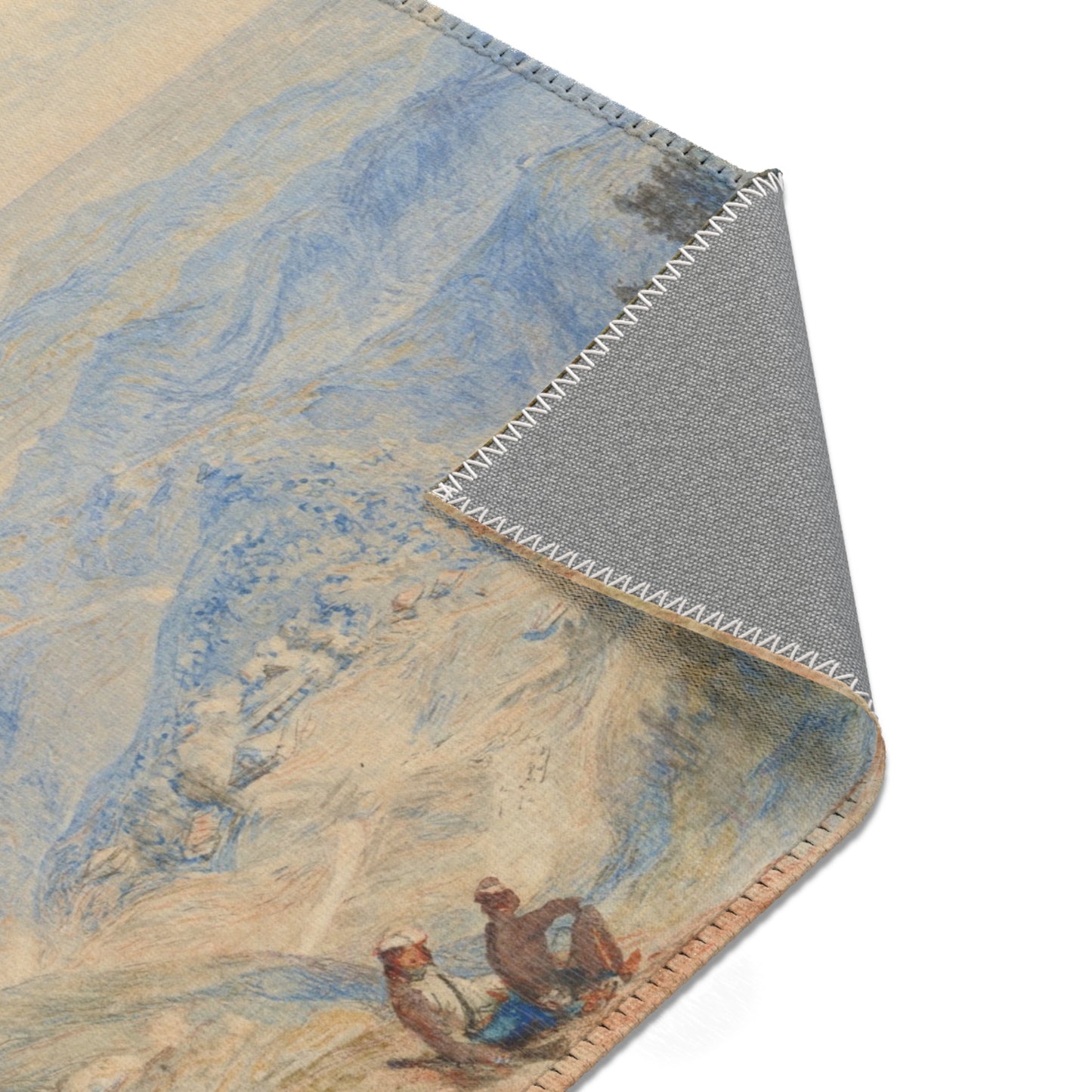 Joseph Mallord William Turner - Mussooree and the Dhoon from Landour | Area Rug