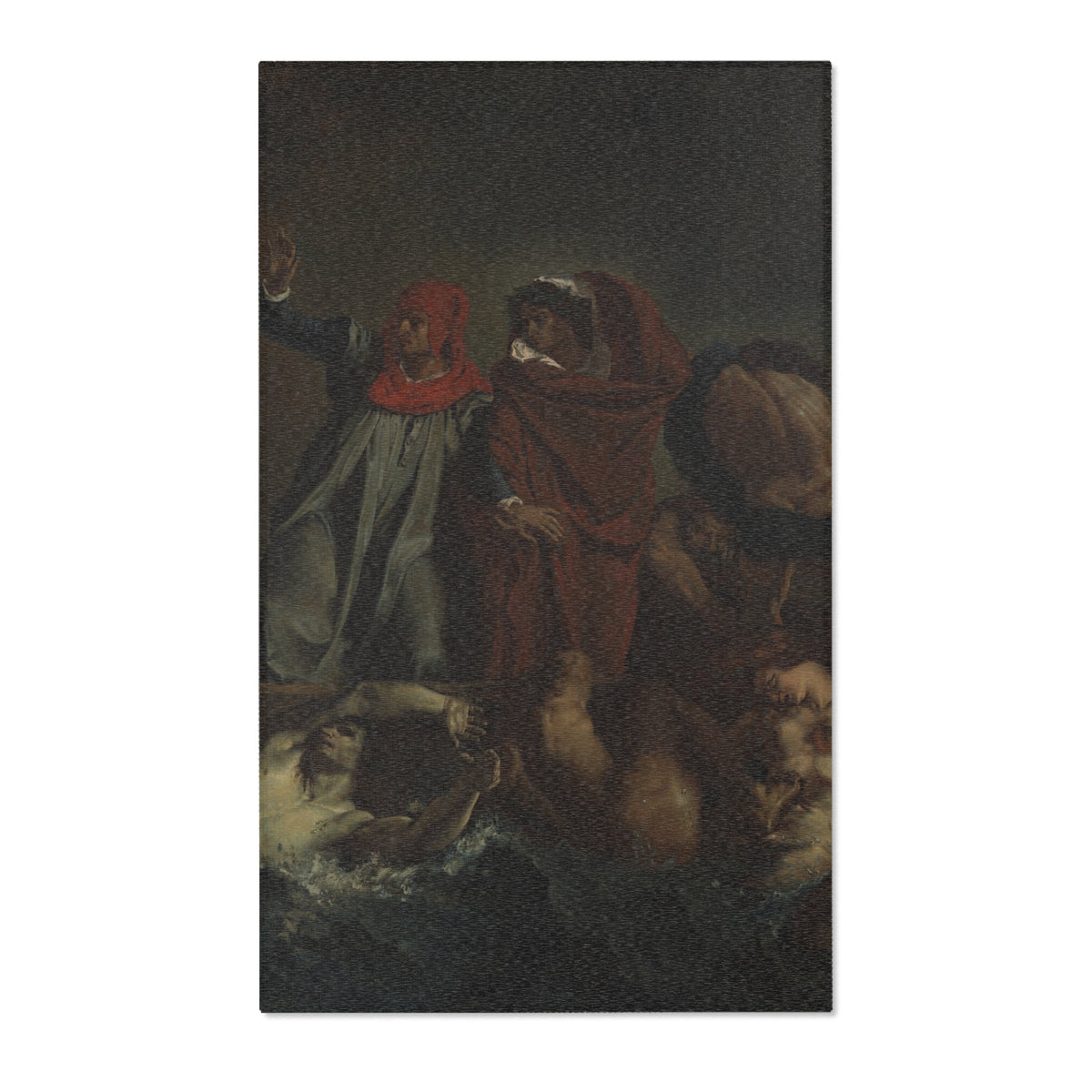 Dante's Bark (after Delacroix) Area Rug
