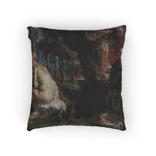 Susanna and the Elders — Peter Paul Rubens Woven Pillow