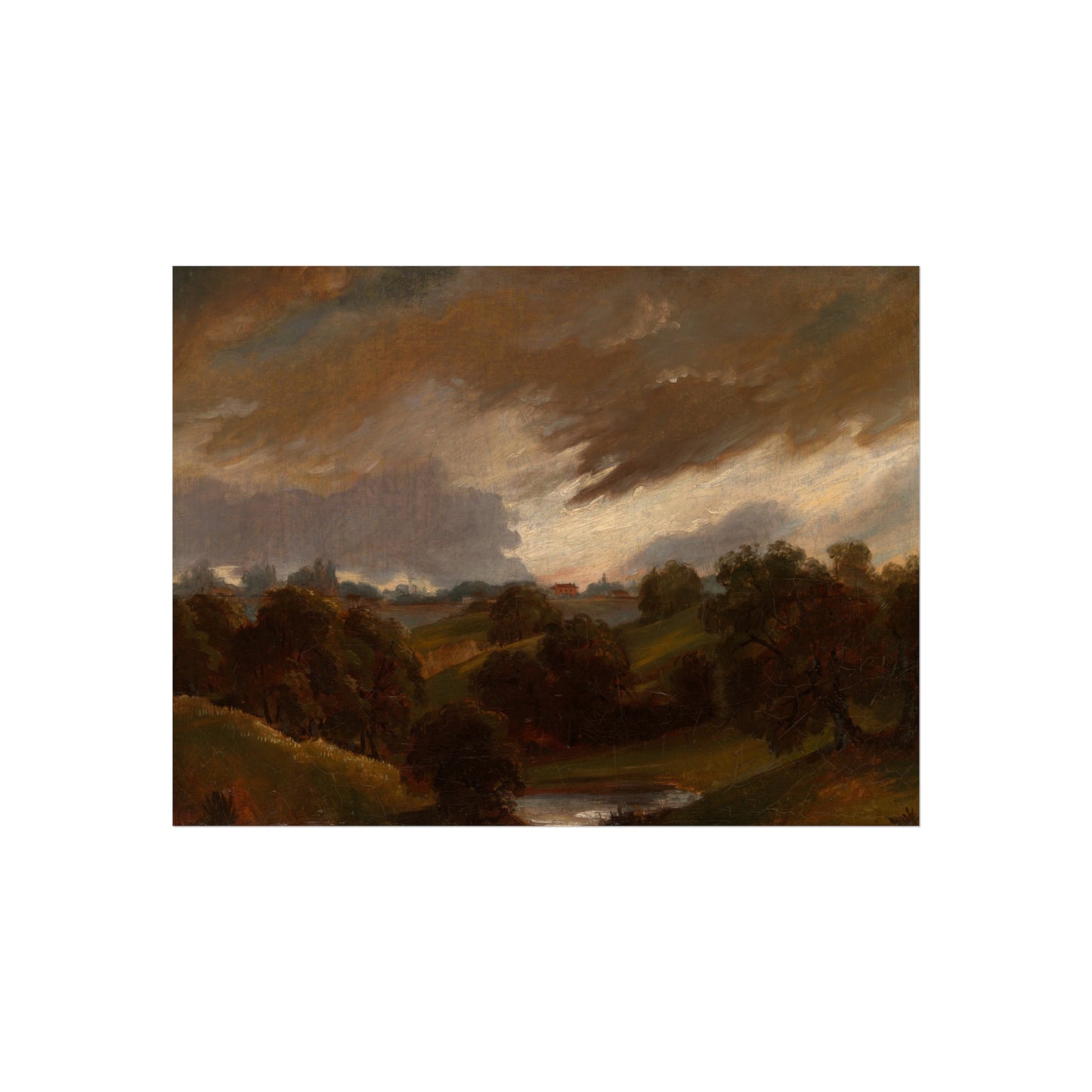 Style of John Constable - Hampstead, Stormy Sky | Fine Art Poster