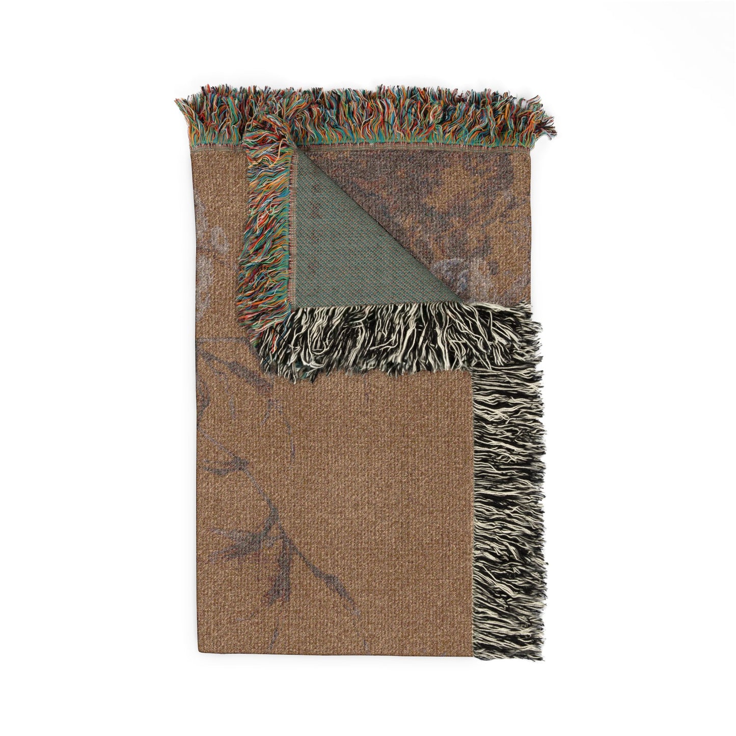 041_geese-on-a-riverbank | Woven Tapestry Blanket