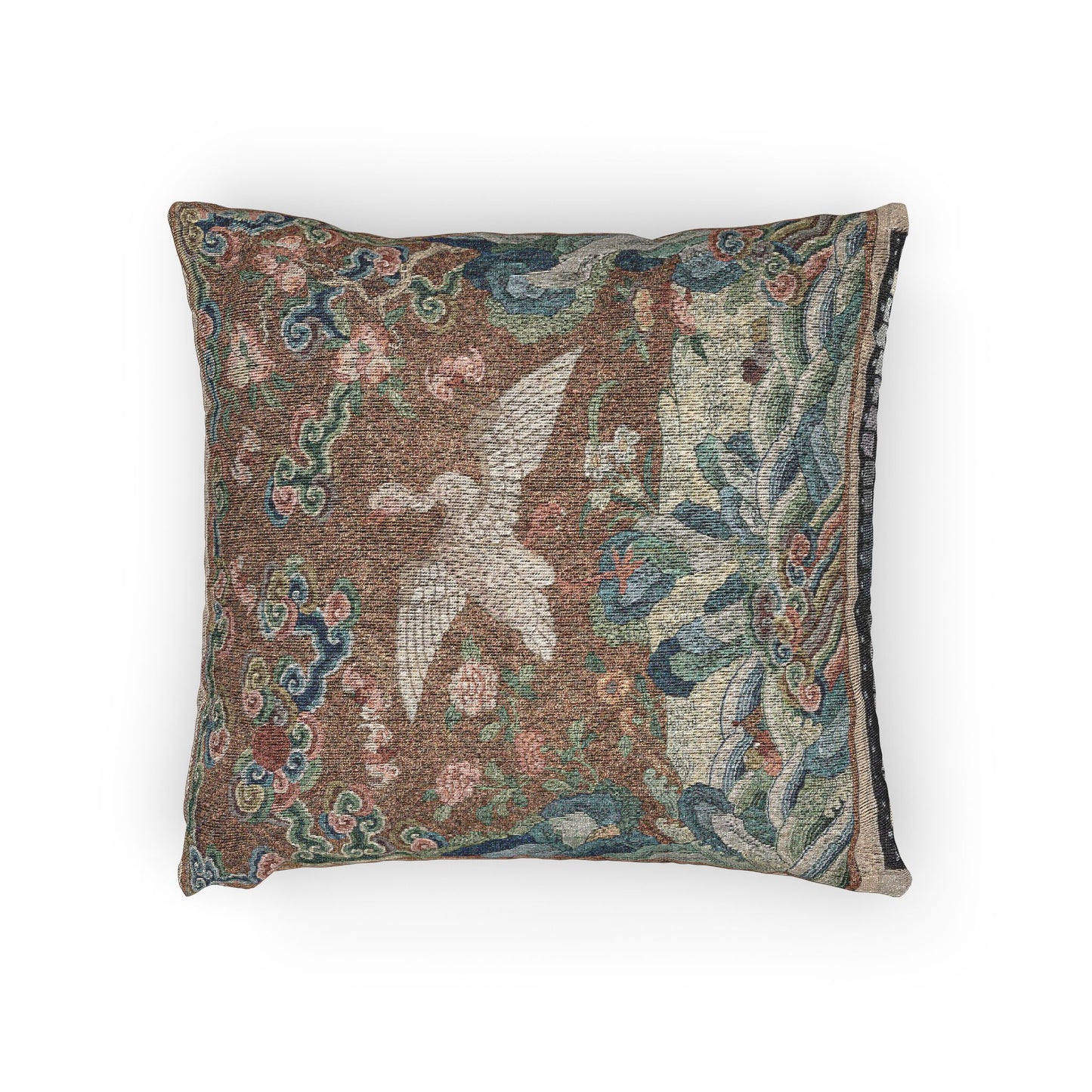 150_rank-badge-with-bird-and-flower-motifs | Woven Pillow