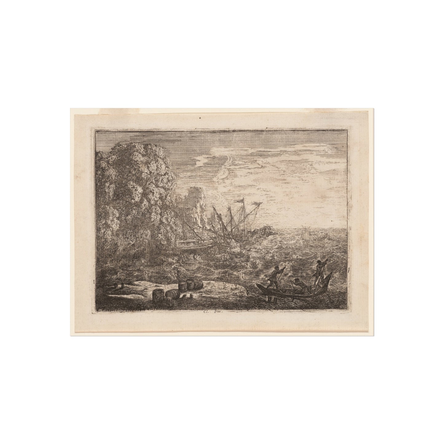 Claude Lorrain - The Tempest | Fine Art Poster