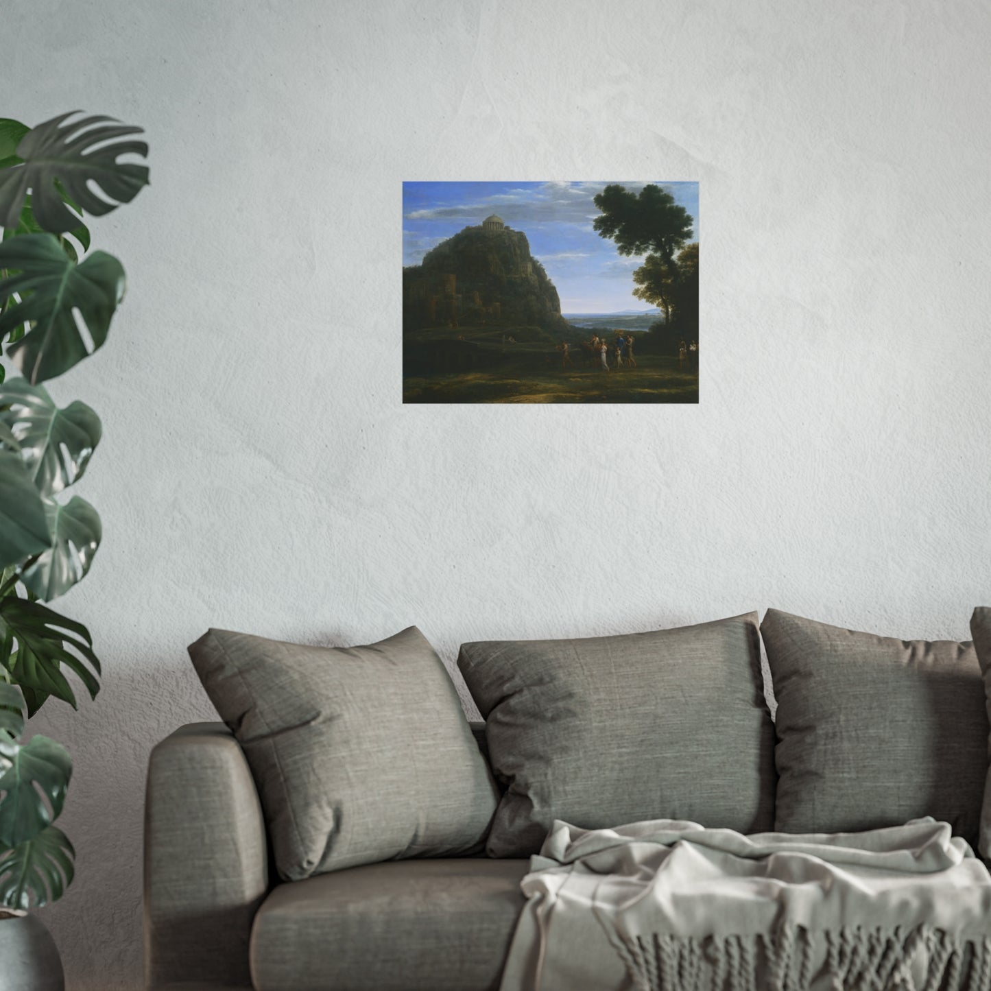 Claude Lorrain - View of Delphi with a Procession | Fine Art Poster