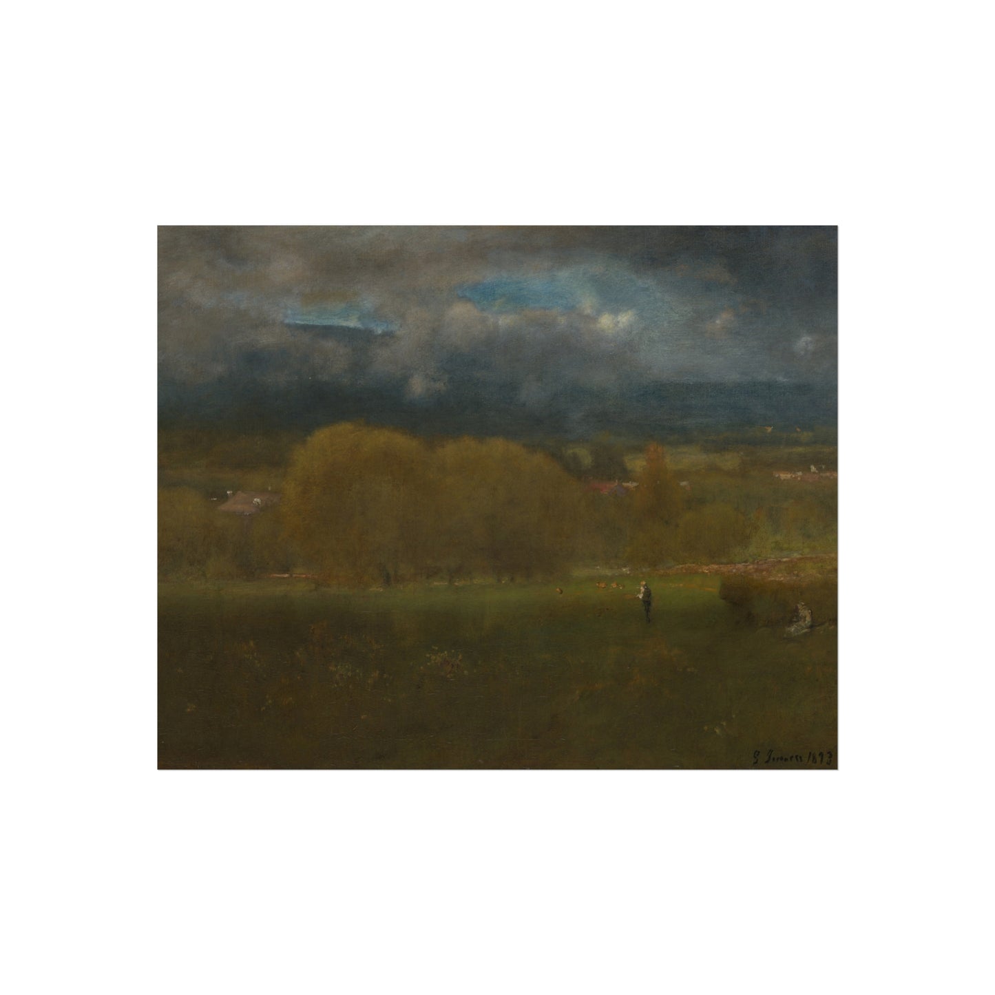 George Inness - Sunlit Valley | Fine Art Poster