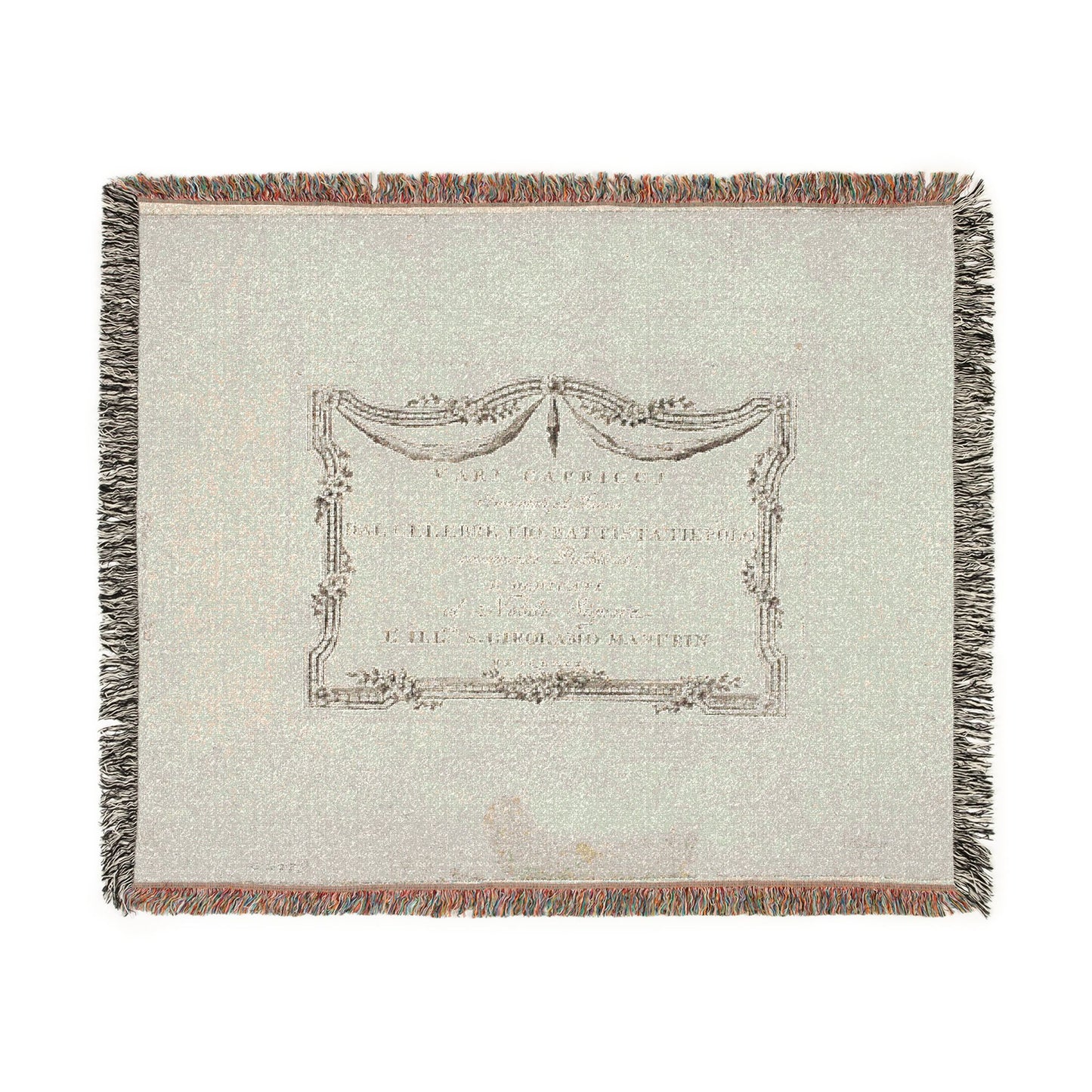 Giovanni Battista Tiepolo - Frontispiece from Capricci | Woven Tapestry Blanket