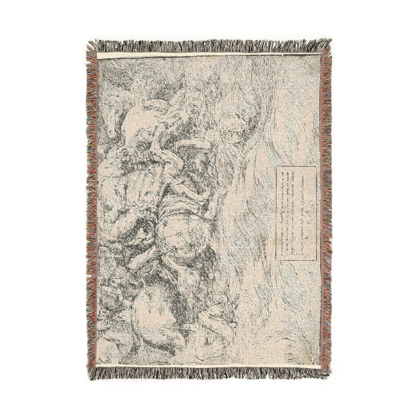 Titian - The Submersion of Pharaoh's Army in the Red Sea | Woven Tapestry Blanket