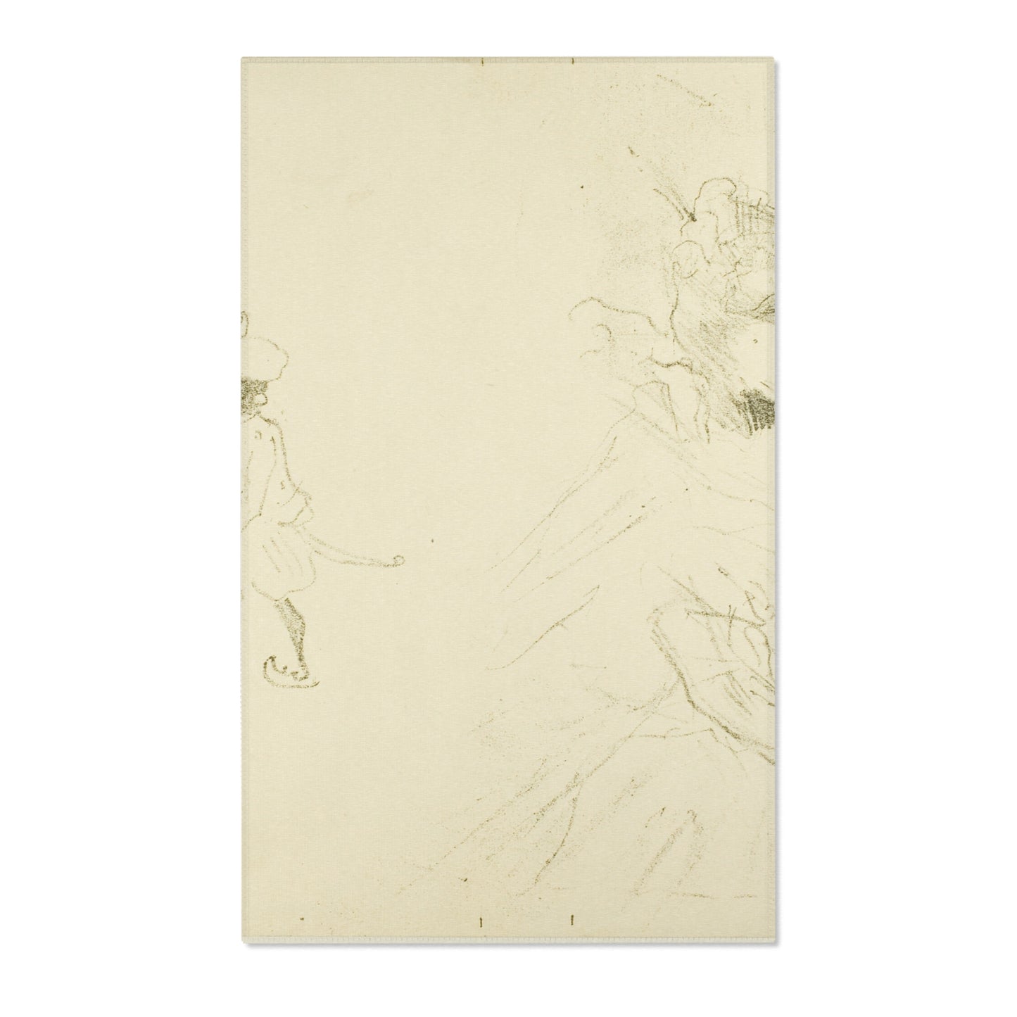 Henri de Toulouse-Lautrec - Cover for L'exemple de Ninon de Lenclos amoureuse | Area Rug