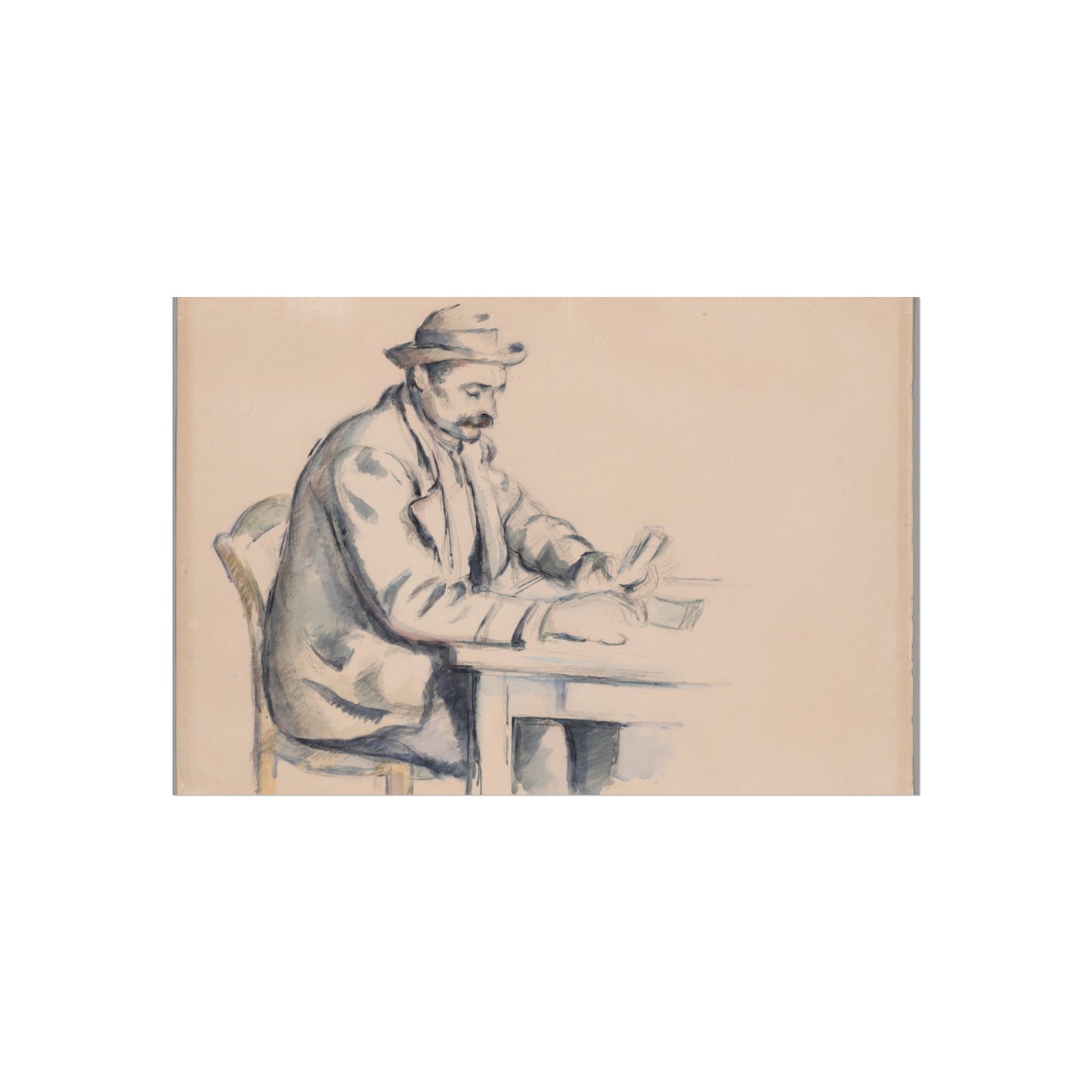 Paul Cezanne - A Study for the Card Players | Fine Art Poster