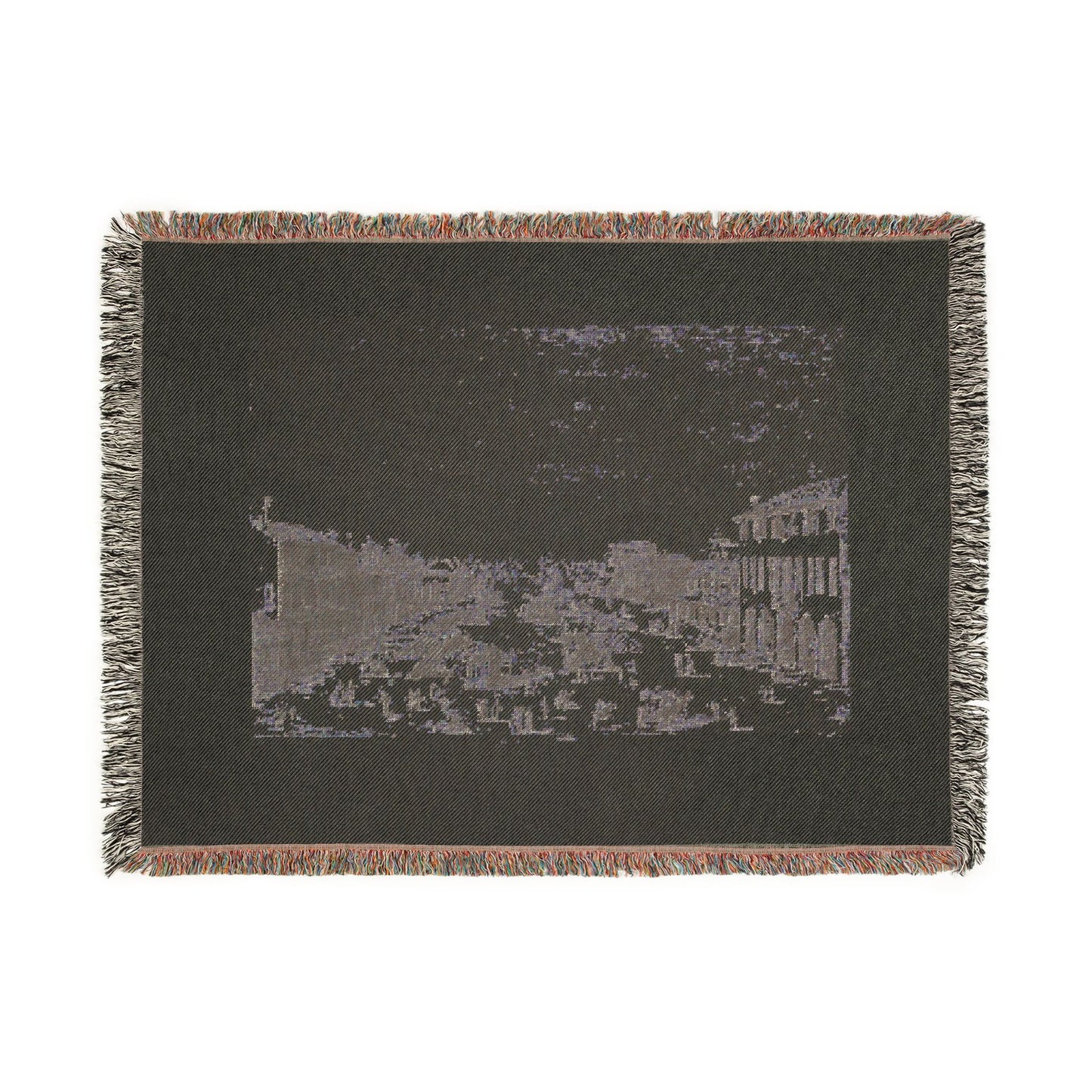 Canaletto - Mestre, from Vedute | Woven Tapestry Blanket