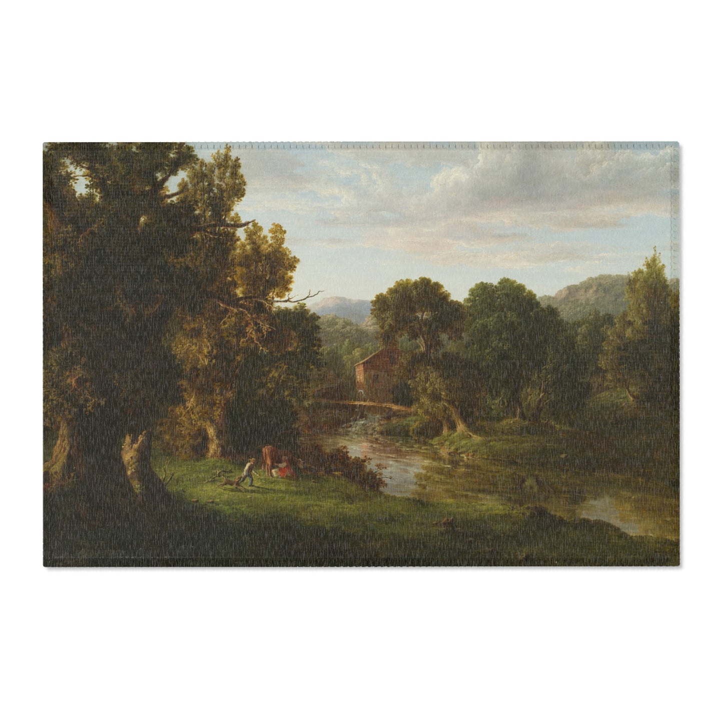 George Inness - The Old Mill | Area Rug
