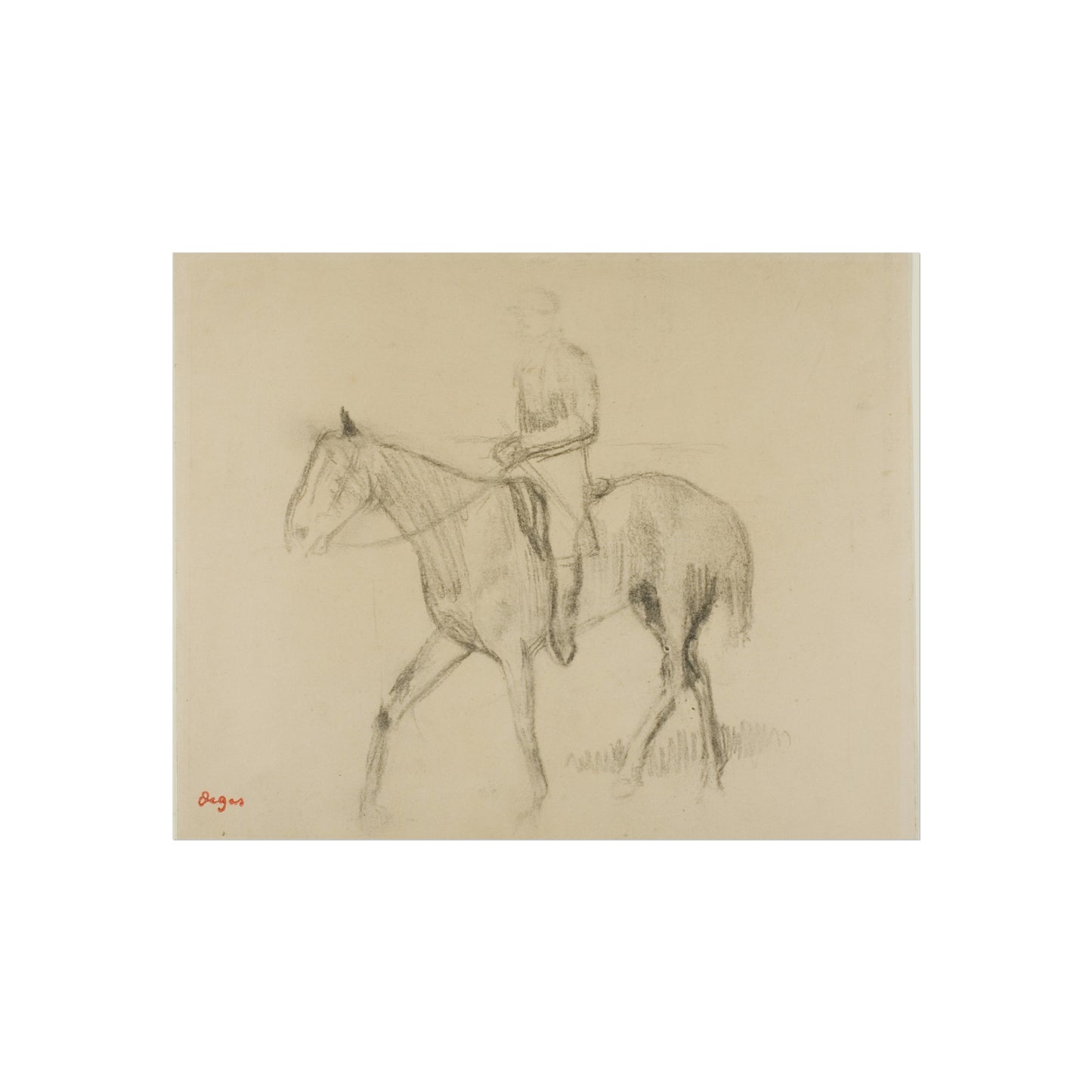Hilaire Germain Edgar Degas - Horse and Rider | Fine Art Poster