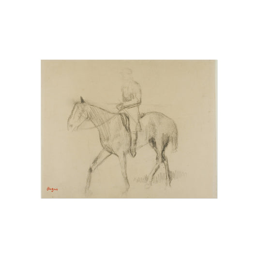 Horse and Rider — Edgar Degas Fine Art Poster