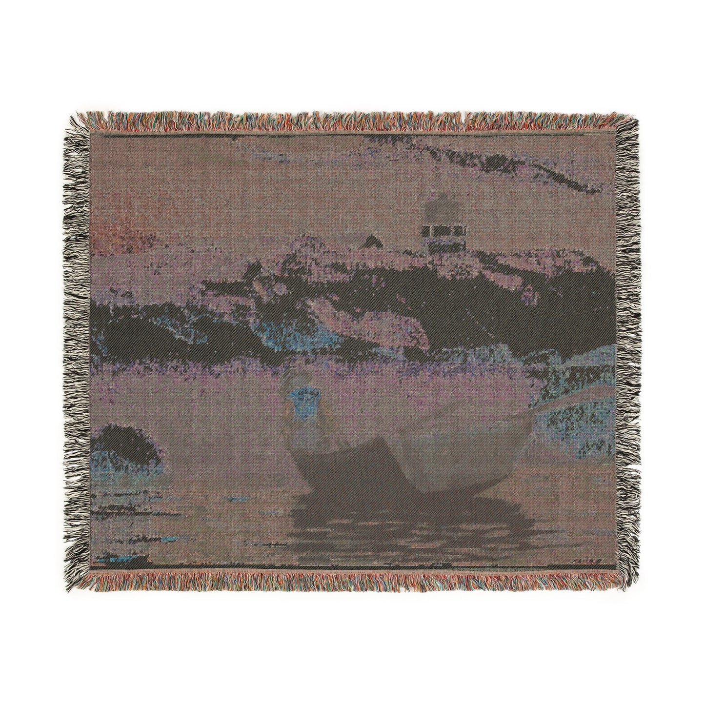 Winslow Homer - Boy in Boat, Gloucester | Woven Tapestry Blanket
