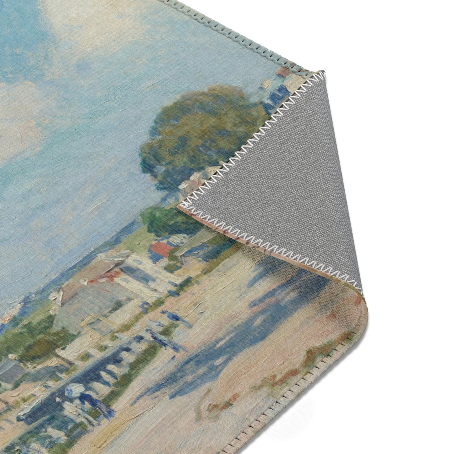 Alfred Sisley - Watering Place at Marly | Area Rug
