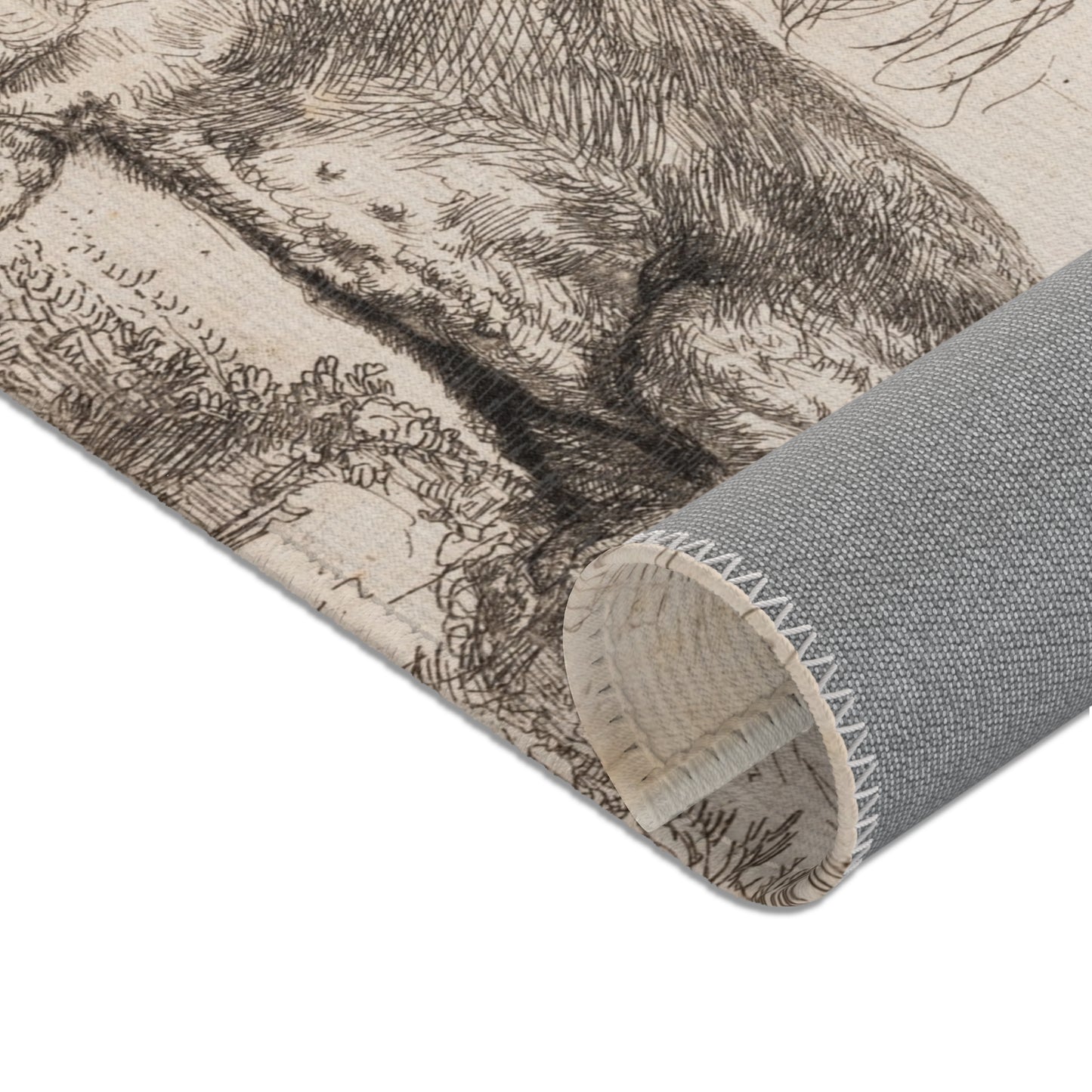 Rembrandt van Rijn - The Hog | Area Rug