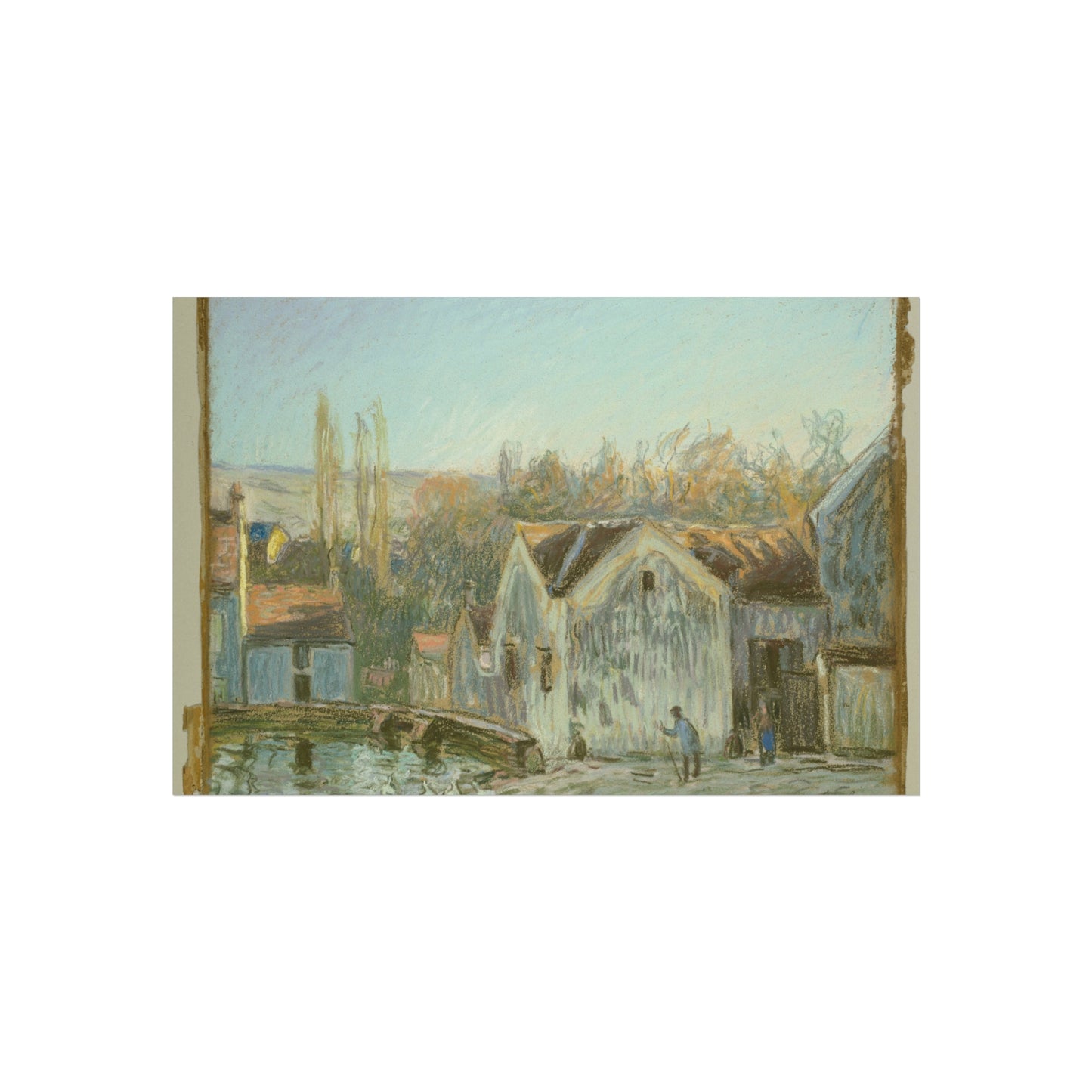 Alfred Sisley - A Corner of Moret-sur-Loing | Fine Art Poster
