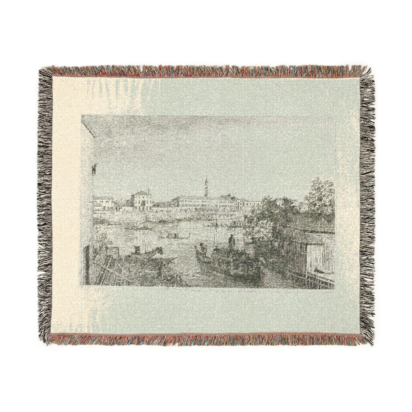 Canaletto - Ale Porto del Dolo | Woven Tapestry Blanket