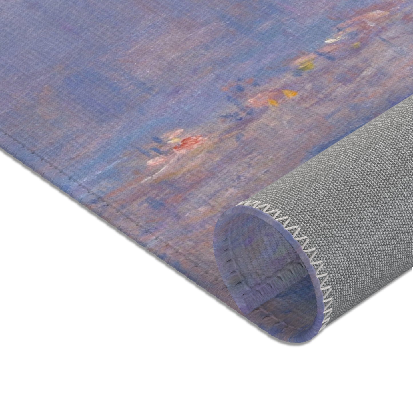 Claude Monet - Waterloo Bridge, Sunlight Effect | Area Rug