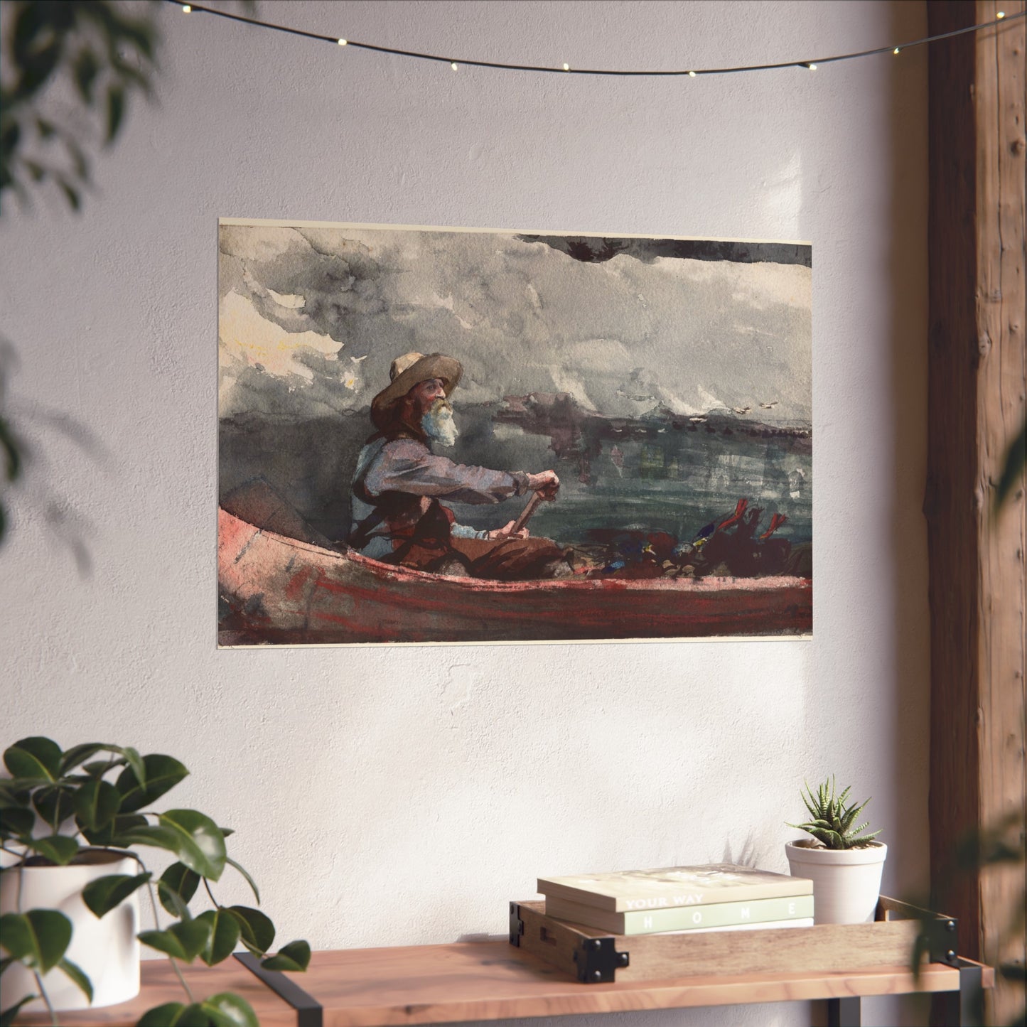 Winslow Homer - Adirondacks Guide | Fine Art Poster
