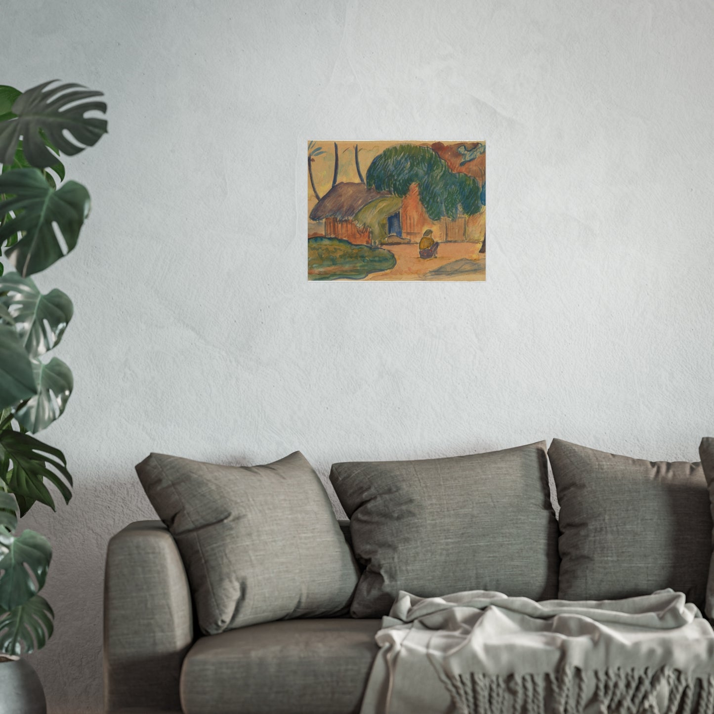 Paul Gauguin - Tahitian Hut | Fine Art Poster