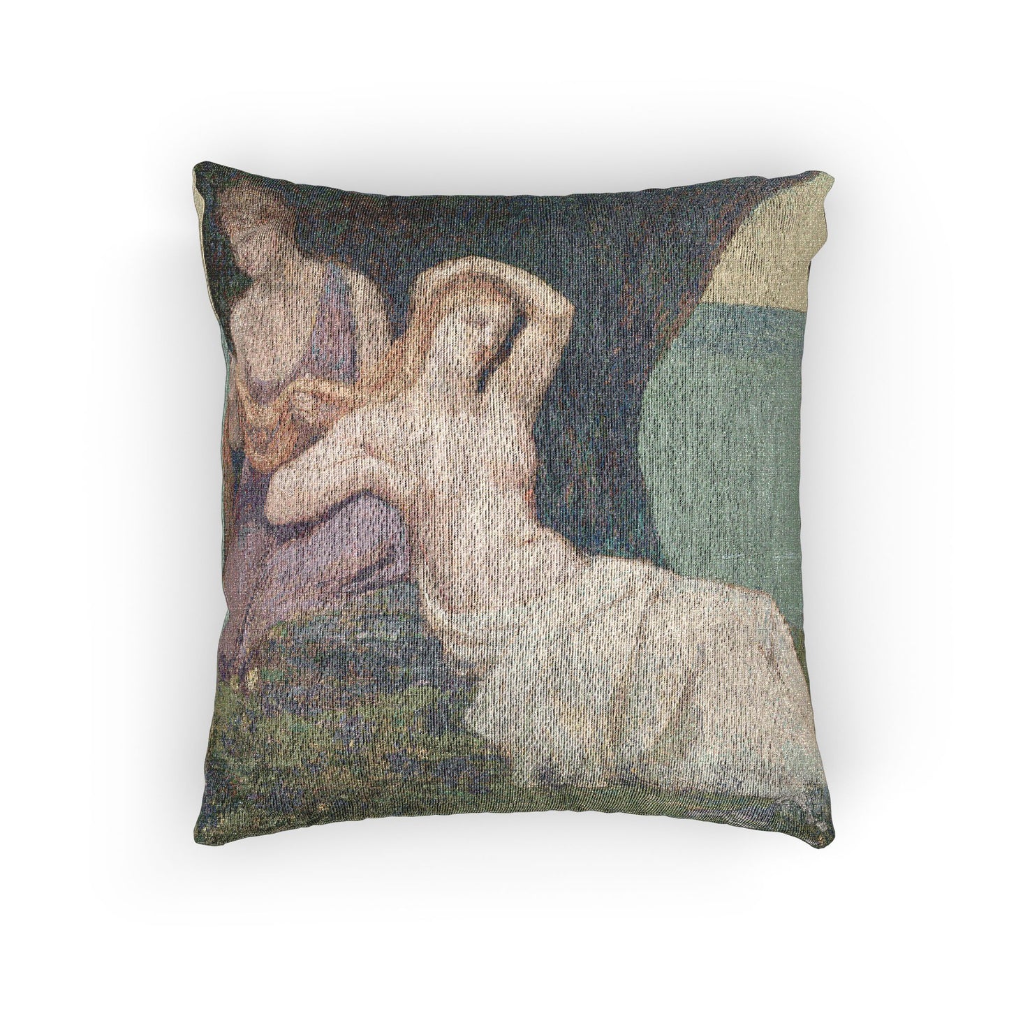 Pierre Puvis de Chavannes - In the Heather | Woven Pillow