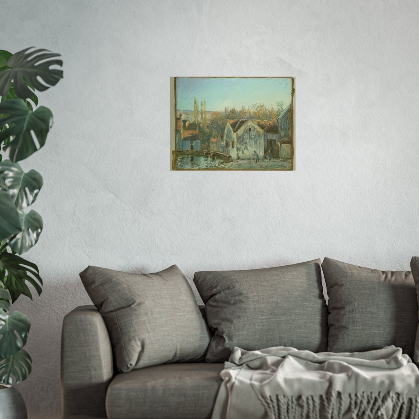 Alfred Sisley - A Corner of Moret-sur-Loing | Fine Art Poster
