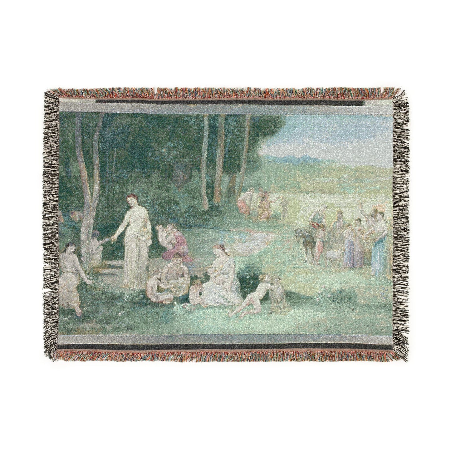 Pierre Puvis de Chavannes - Summer | Woven Tapestry Blanket
