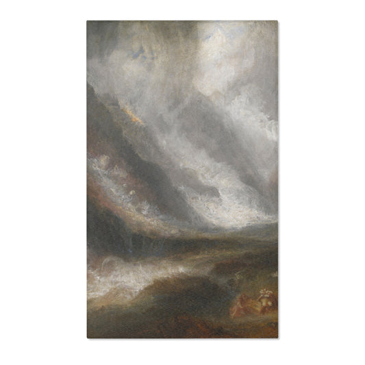Valley of Aosta Snowstorm — Turner Area Rug
