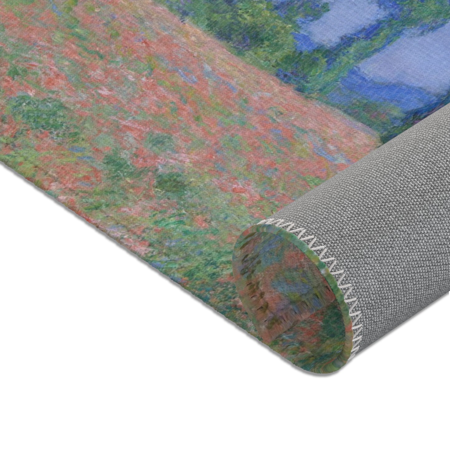Claude Monet - Poppy Field (Giverny) | Area Rug