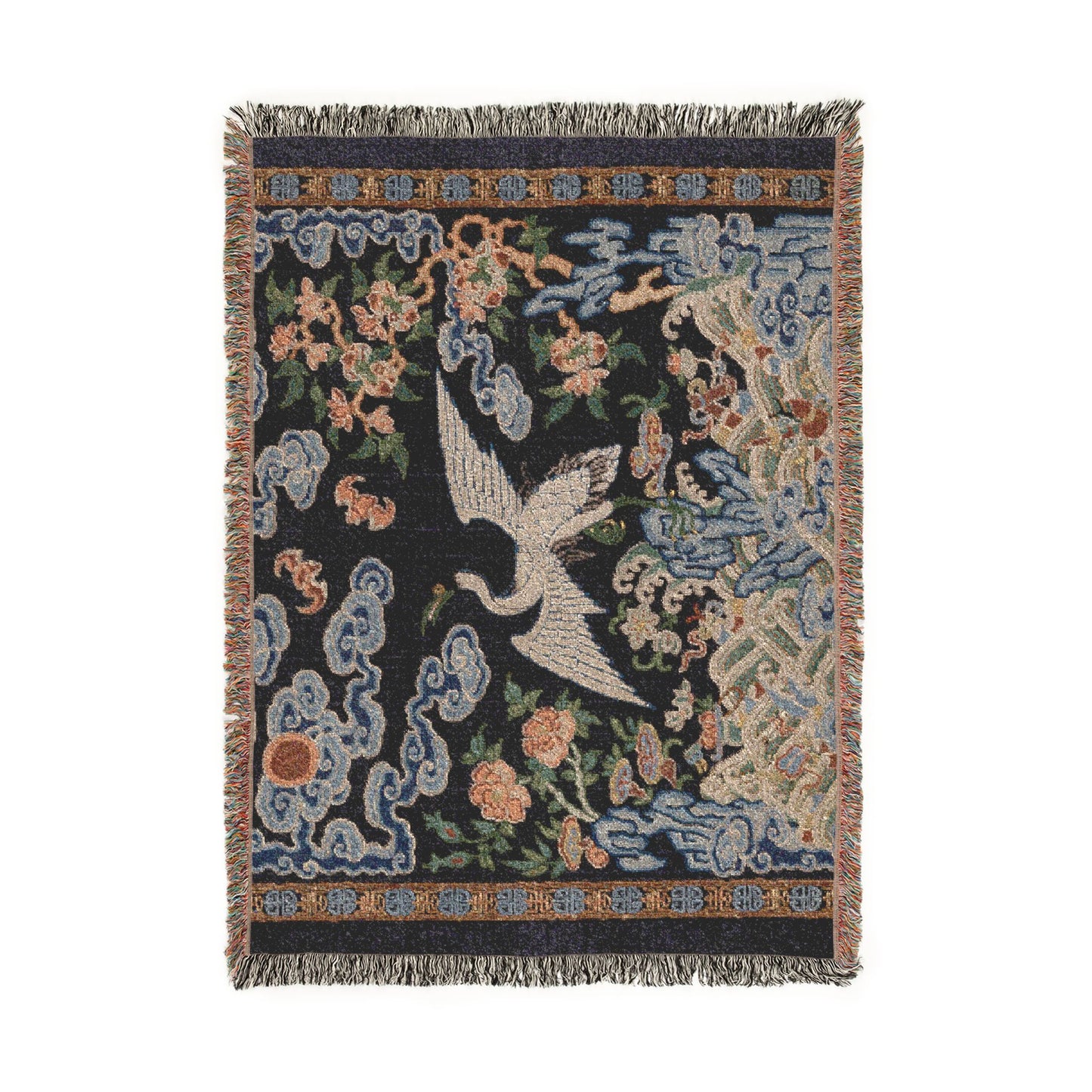 123_buzi-court-rank-badge | Woven Tapestry Blanket