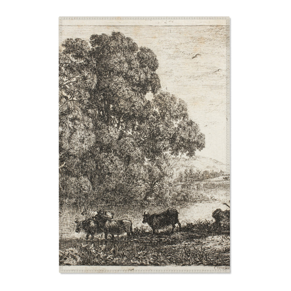 The Cowherd — Lorrain Area Rug