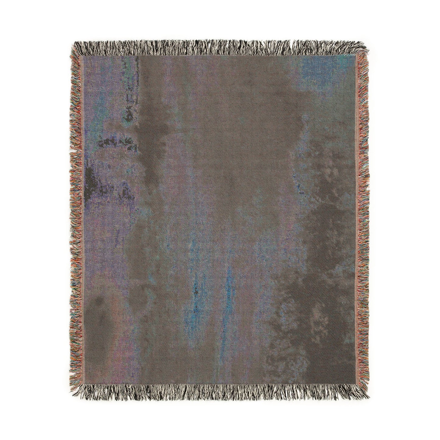 Hilaire Germain Edgar Degas - Landscape with Smokestacks | Woven Tapestry Blanket