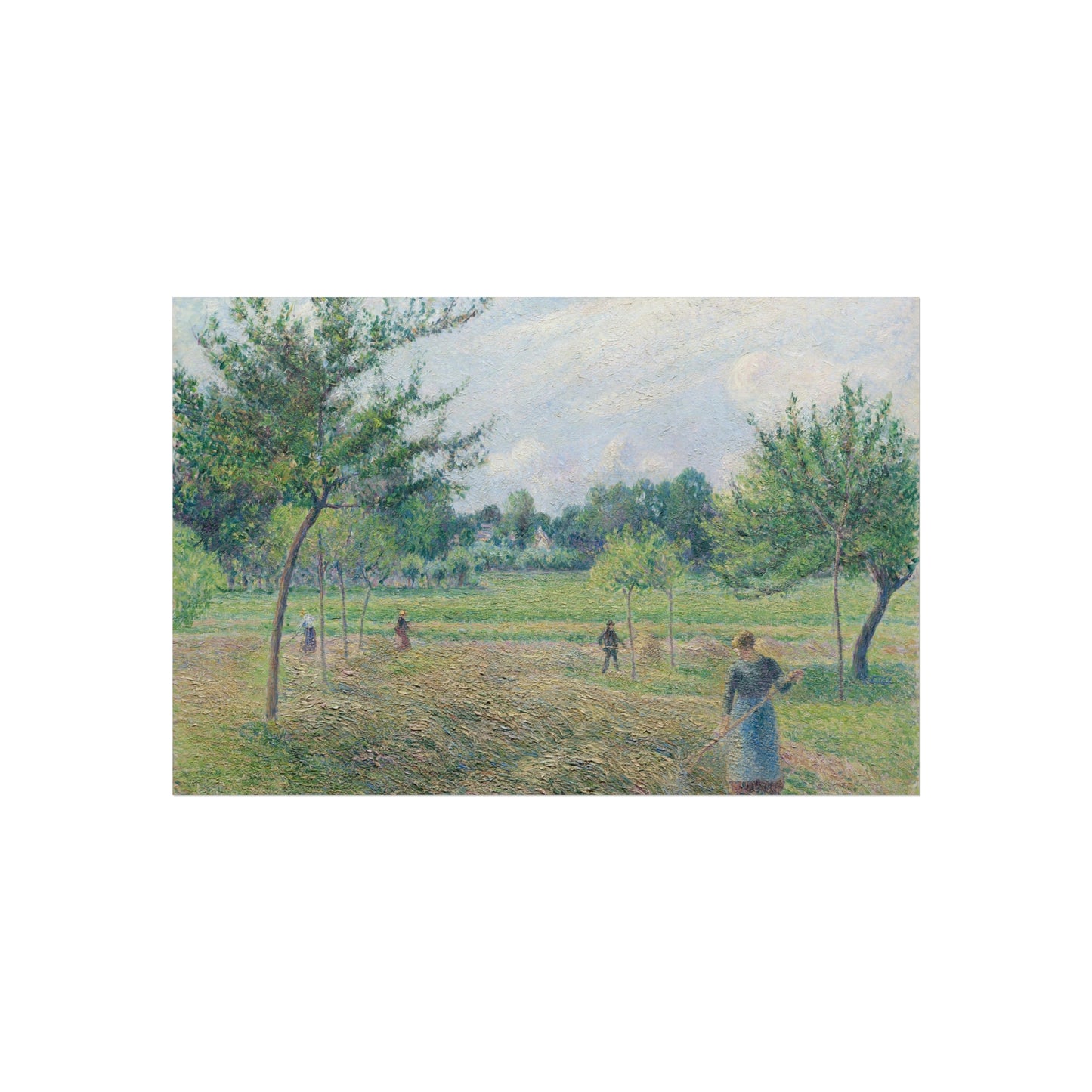 Camille Pissarro - Haymaking at Éragny | Fine Art Poster