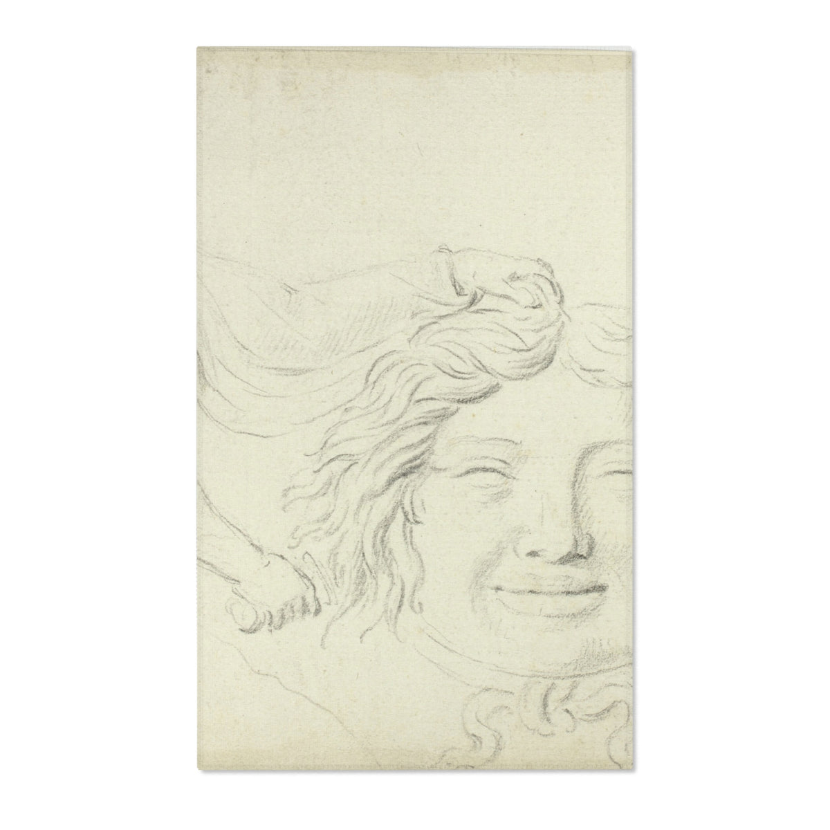 Perseus and the Gorgon's Head (style of David) Area Rug