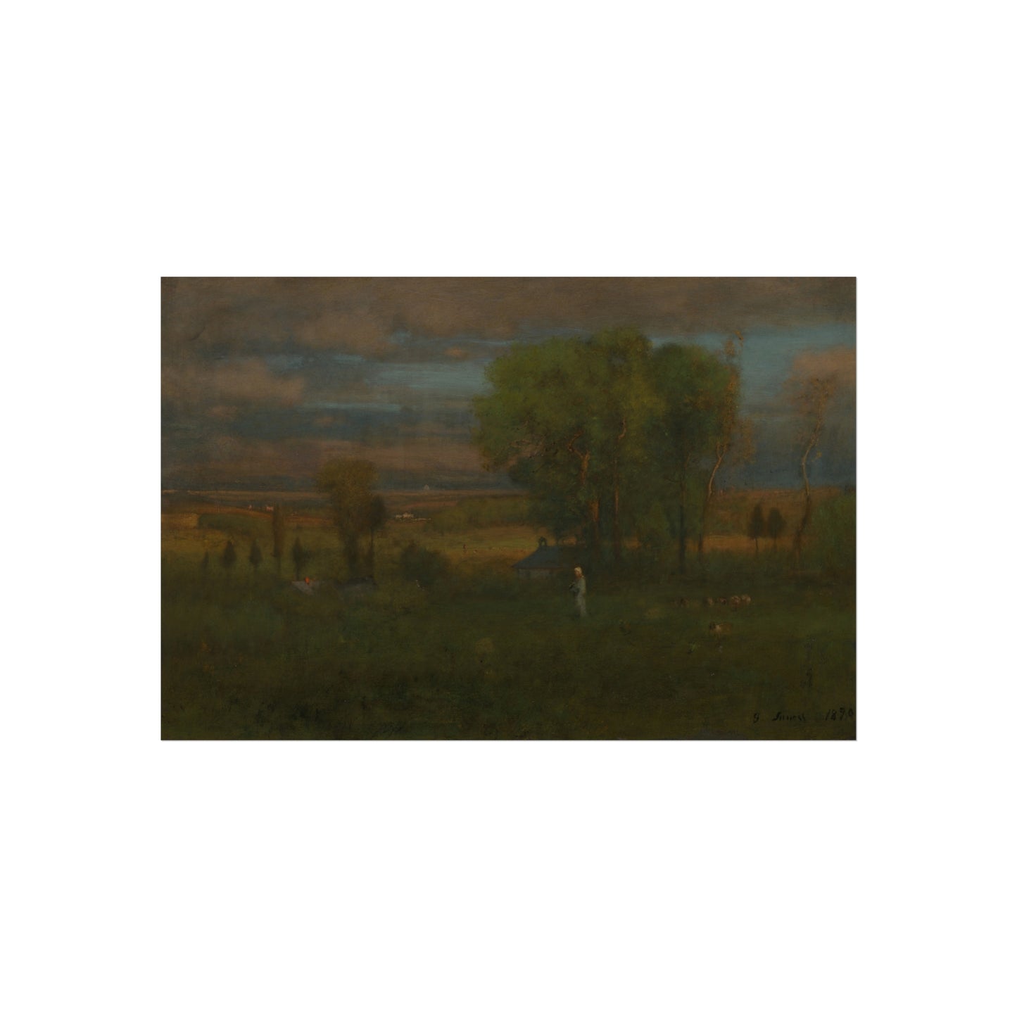 George Inness - Twilight in Italy | Fine Art Poster