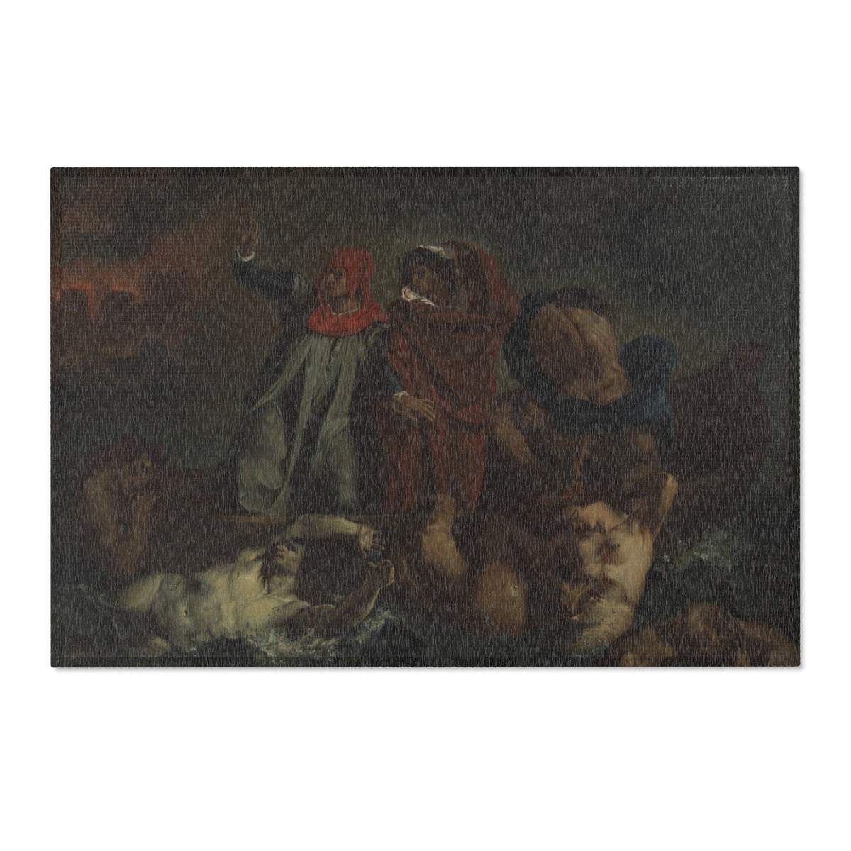 Dante's Bark (after Delacroix) Area Rug