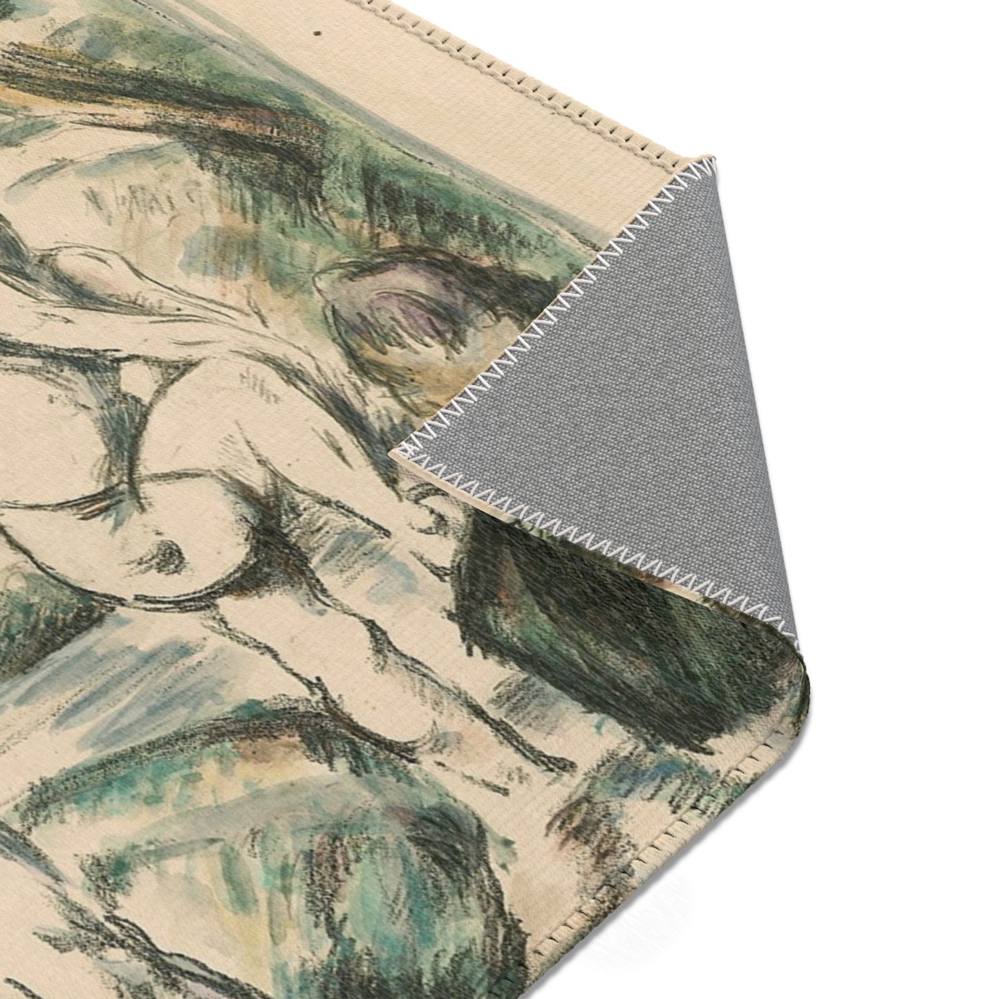 Paul Cezanne - Large Bathers | Area Rug
