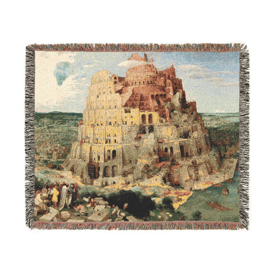 The Tower of Babel (Vienna) — Bruegel Tapestry Blanket