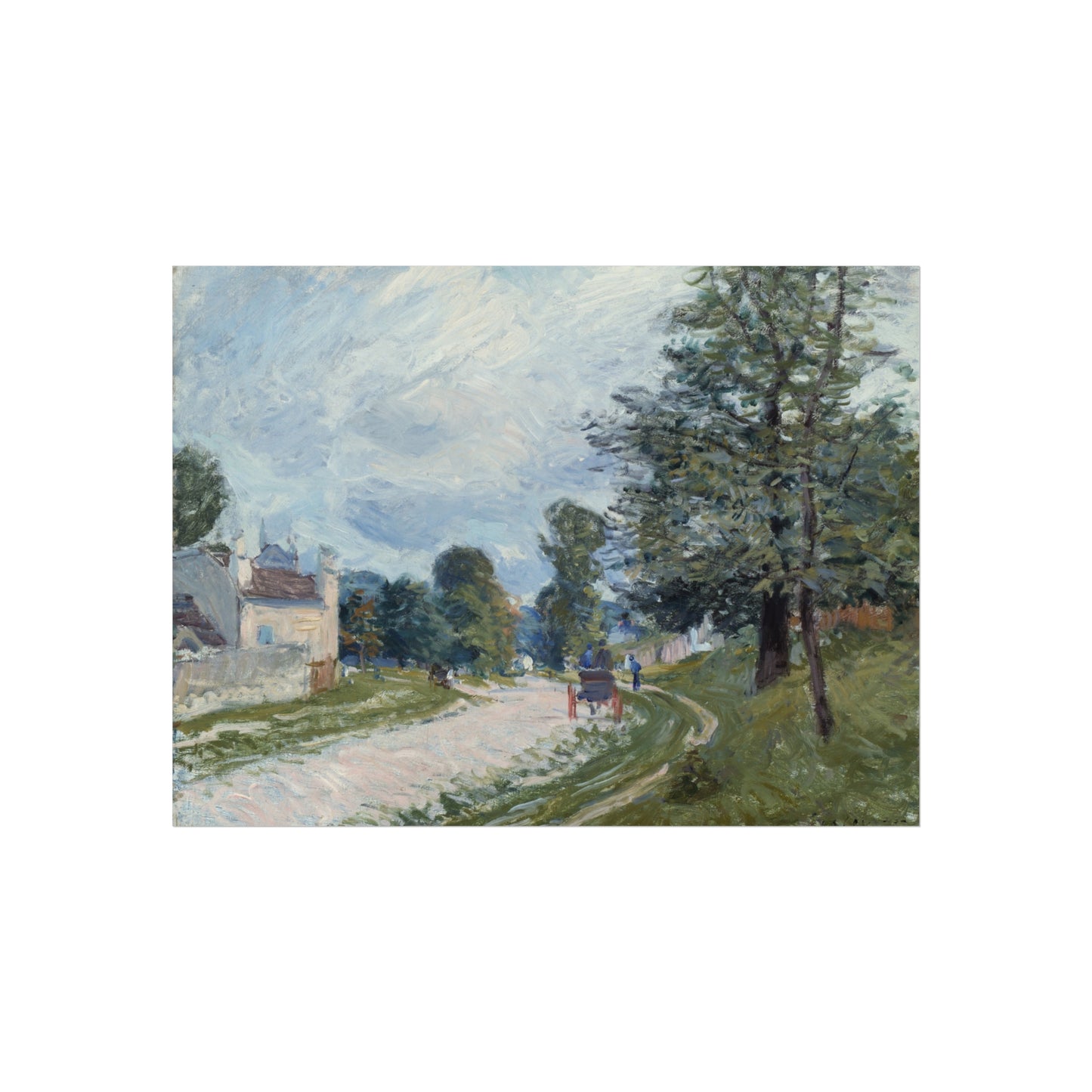 Alfred Sisley - A Turn in the Road | Fine Art Poster