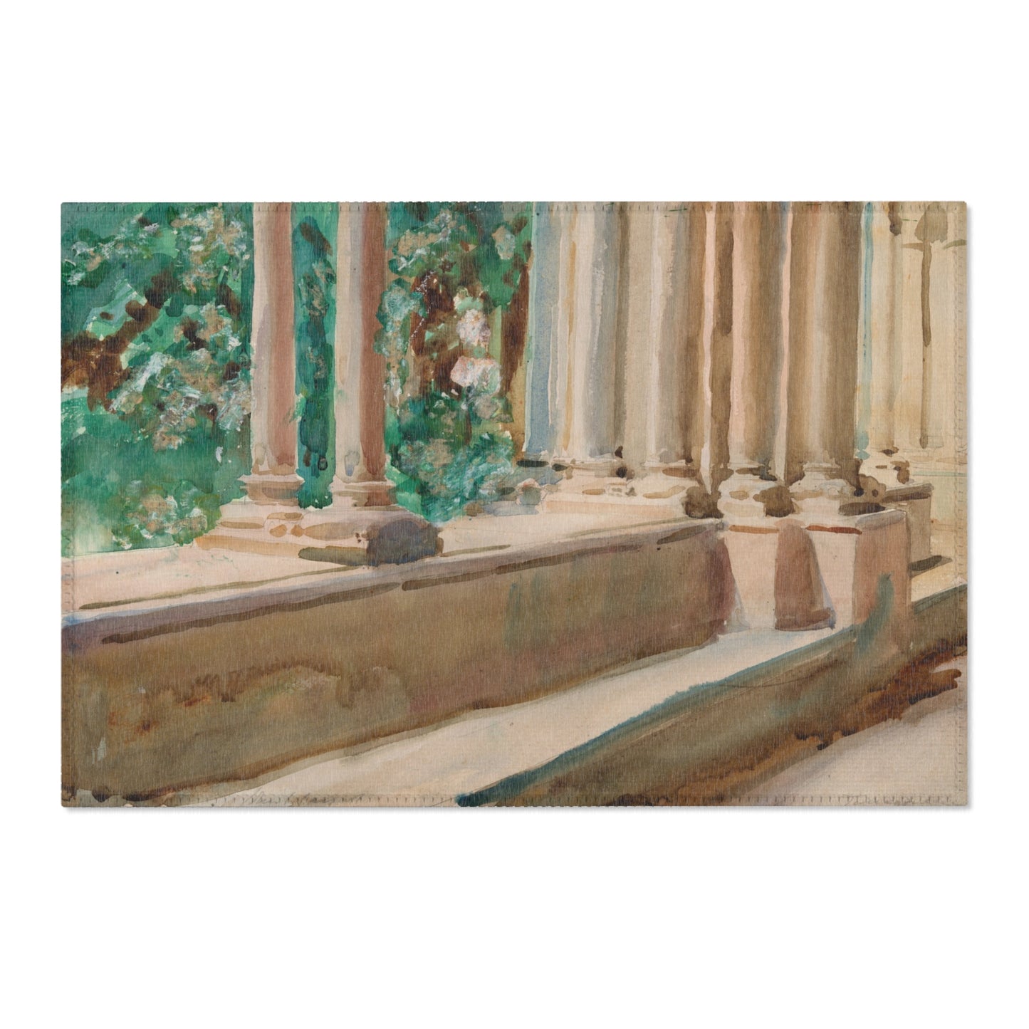John Singer Sargent - Tarragona Terrace and Garden | Area Rug