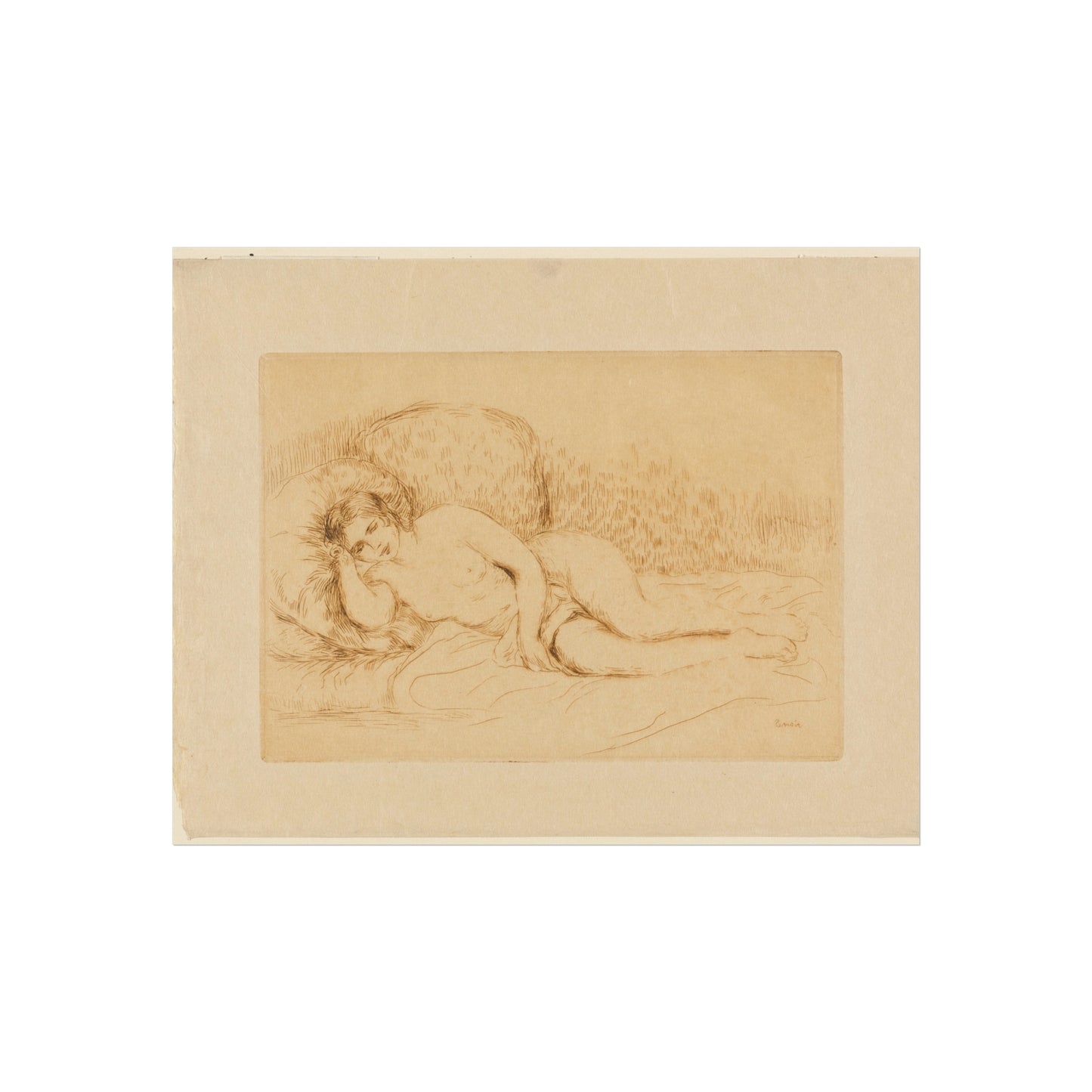 Pierre-Auguste Renoir - Reclining Nude | Fine Art Poster