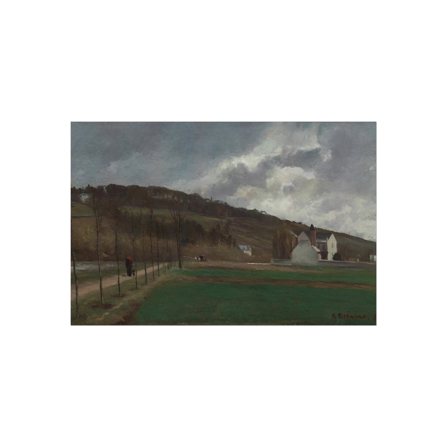 Camille Pissarro - The Banks of the Marne in Winter | Fine Art Poster