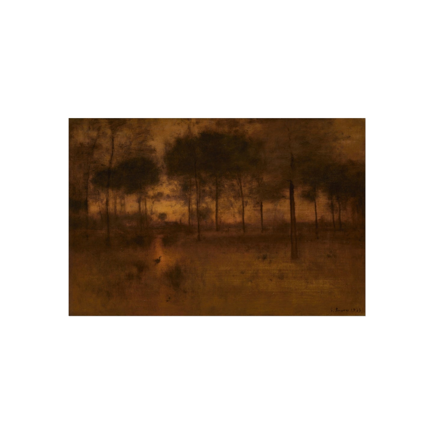 George Inness - The Home of the Heron | Fine Art Poster