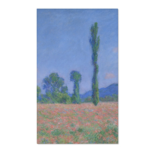 Poppy Field (Giverny) — Monet Area Rug