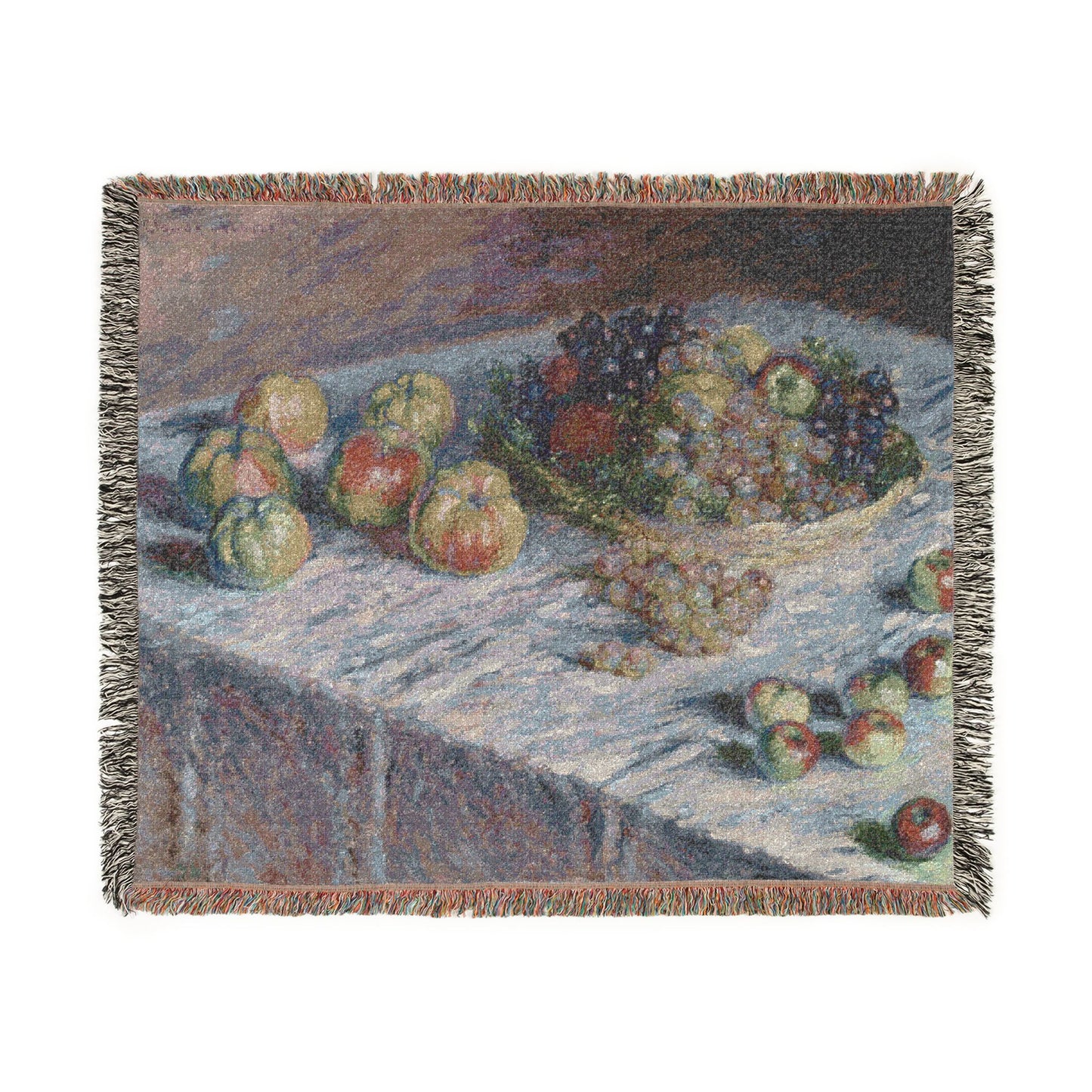 Claude Monet - Apples and Grapes | Woven Tapestry Blanket