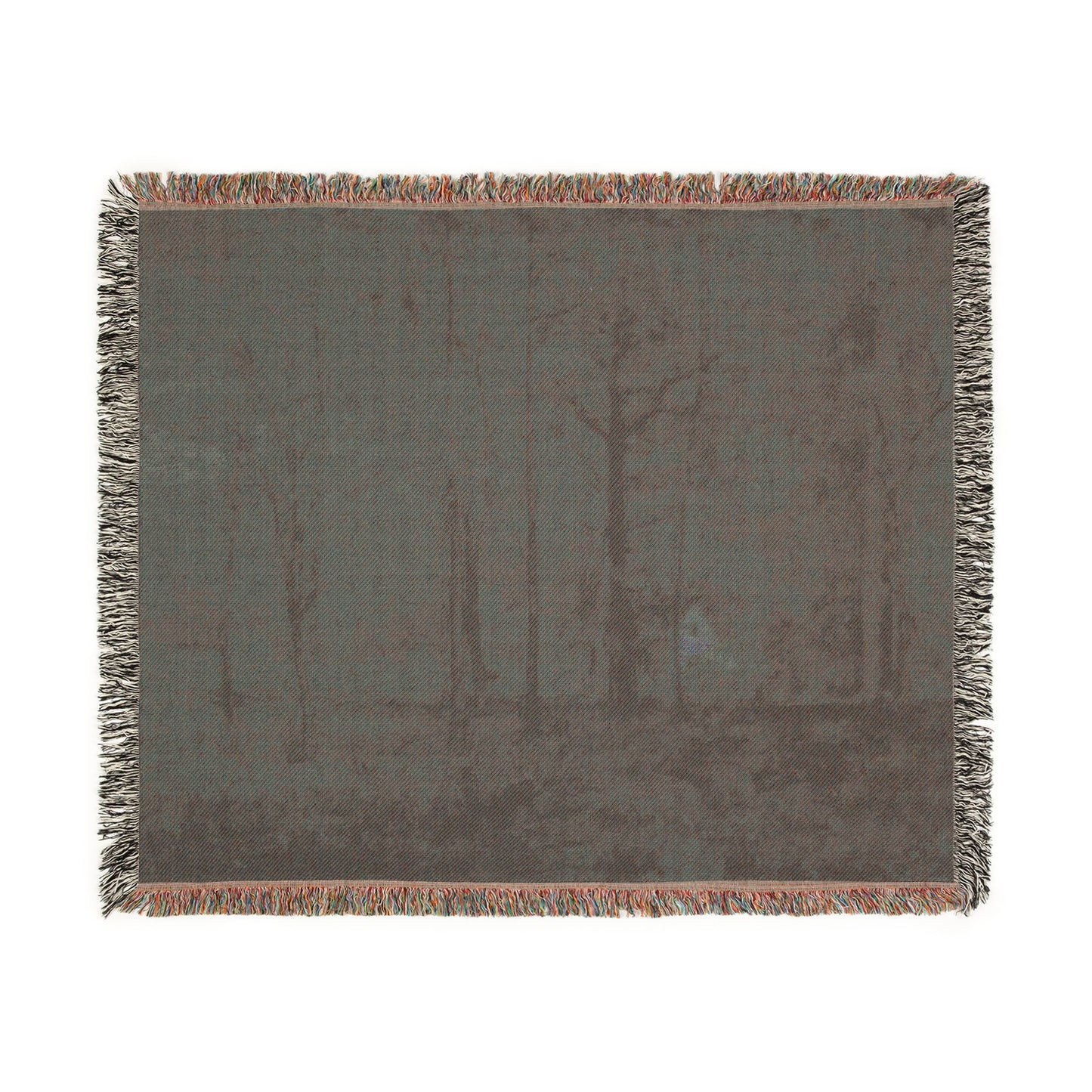 George Inness - Autumn Woods | Woven Tapestry Blanket