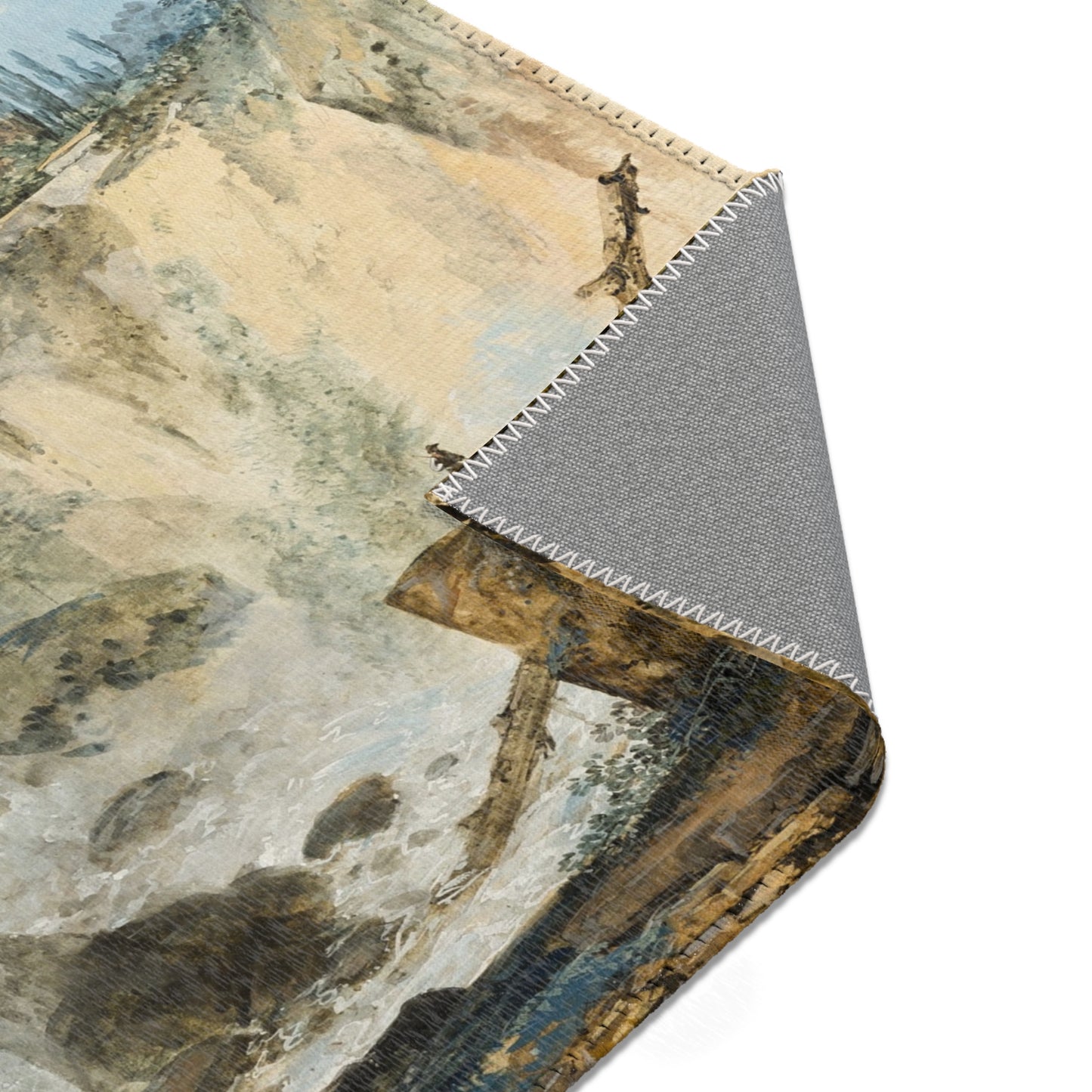 Louis Gabriel Moreau - Waterfall | Area Rug