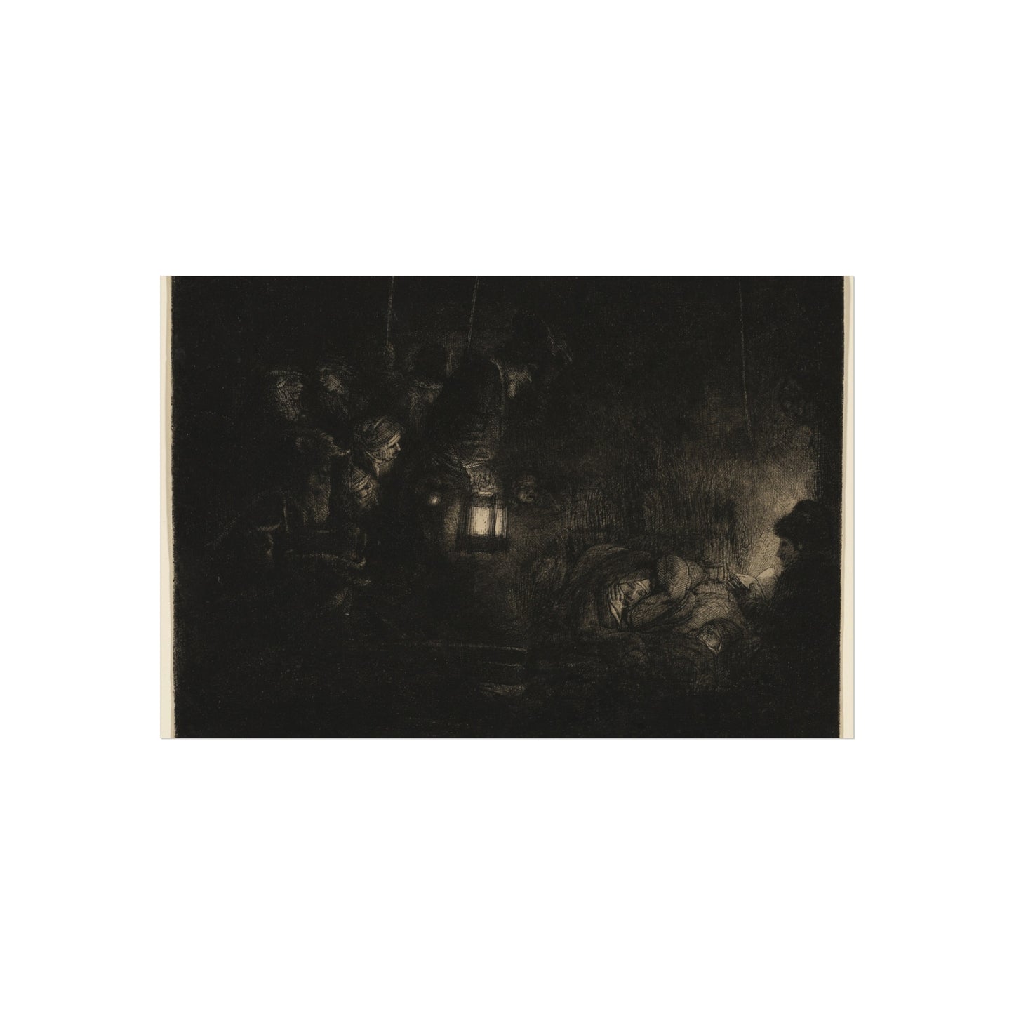 Rembrandt van Rijn - The Adoration of the Shepherds A Night Piece | Fine Art Poster