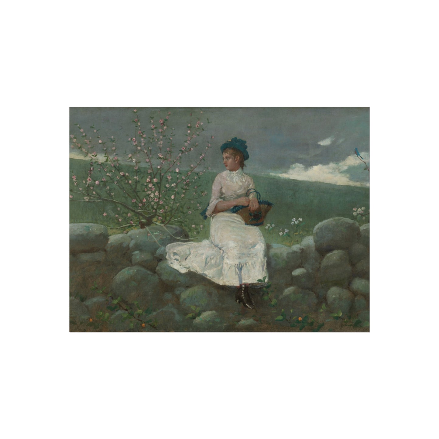 Winslow Homer - Peach Blossoms | Fine Art Poster